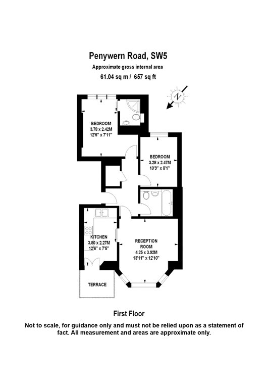 57 Courtside, 47-49, Penywern Road, London floorplan