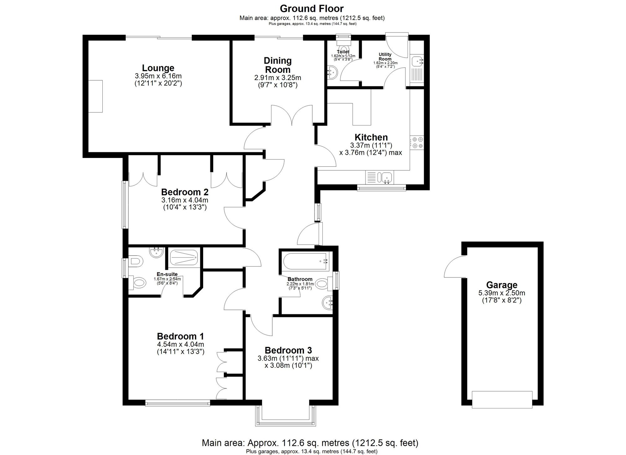 14 Curlew Crescent, Royston floorplan