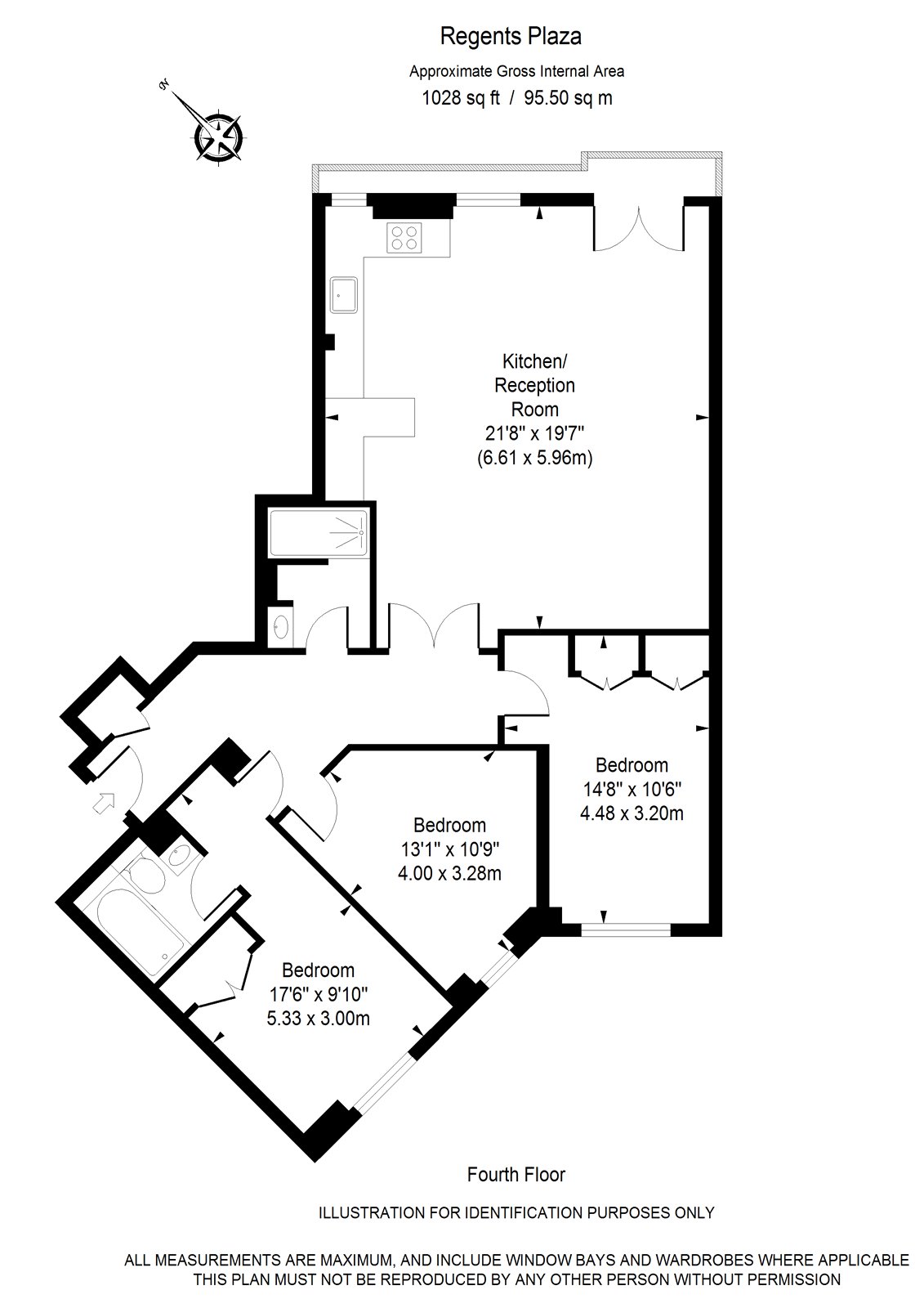 3 bed flat for sale in Regents Plaza, 8 Greville Road, London NW6 Zoopla