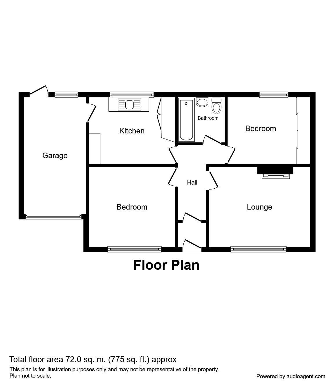 2 Bedrooms Bungalow for sale in Clifton Lane, Clifton, Preston PR4