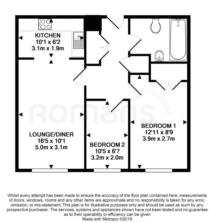 2 Bedrooms Flat for sale in Emerson Court, Albert Walk, Crowthorne RG45