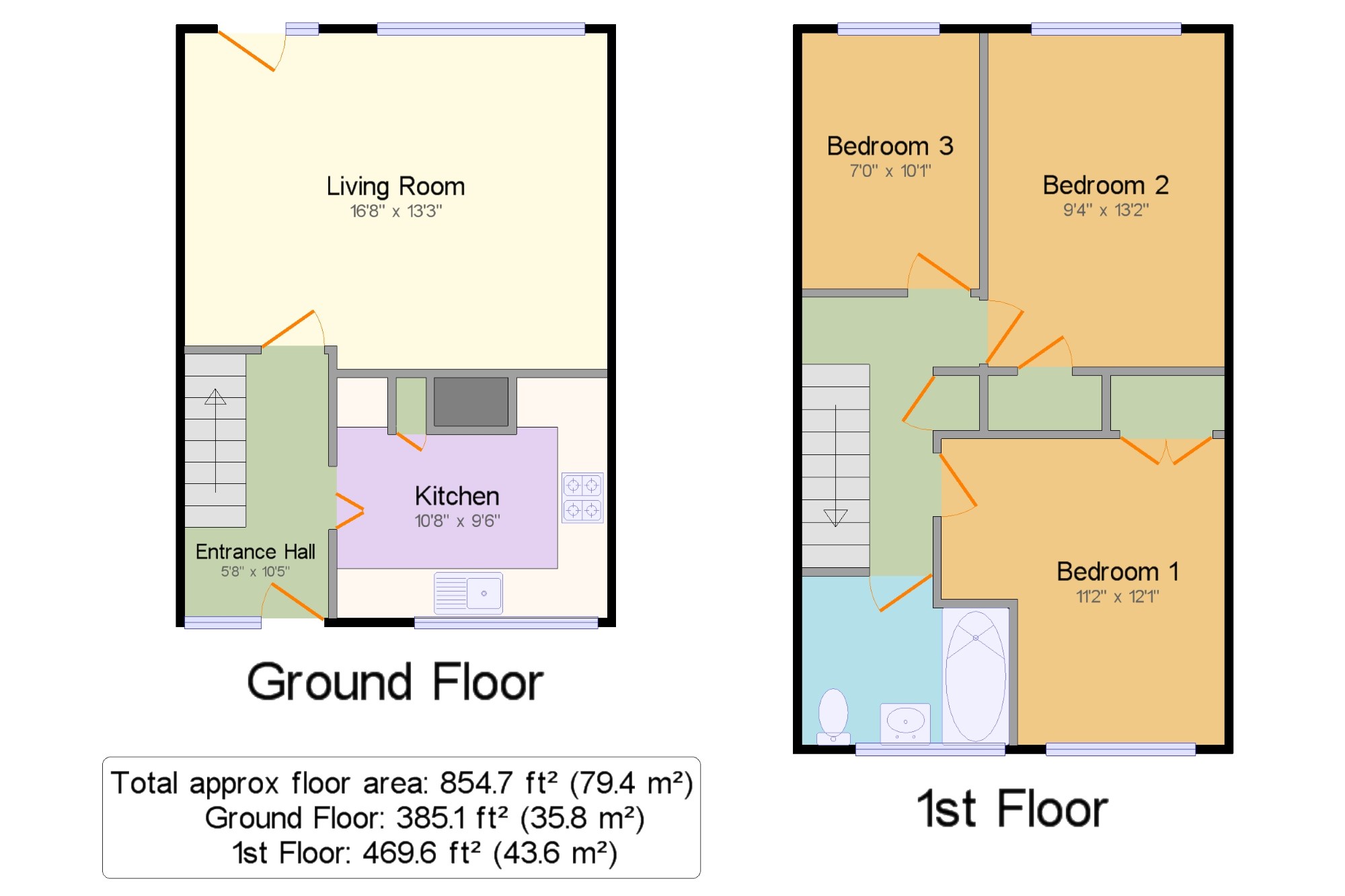 3 Bedrooms Maisonette for sale in Woking, Surrey GU21