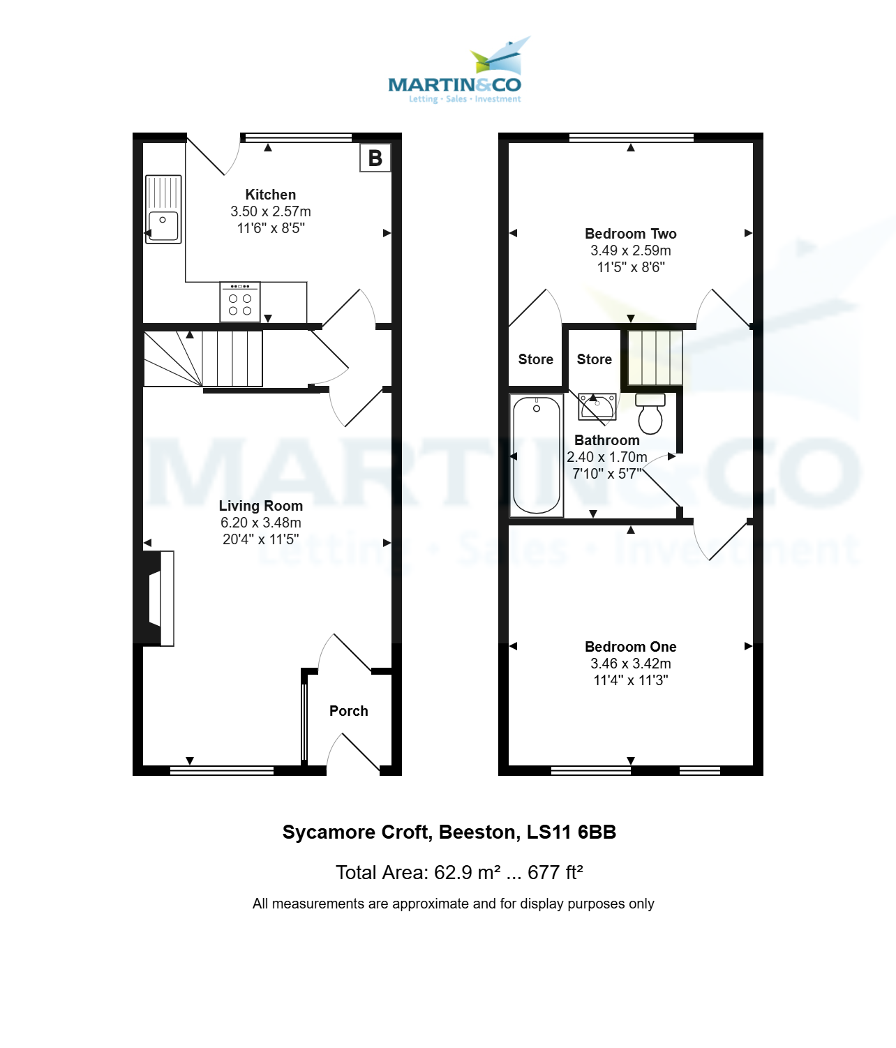 11, Sycamore Croft, Leeds floorplan