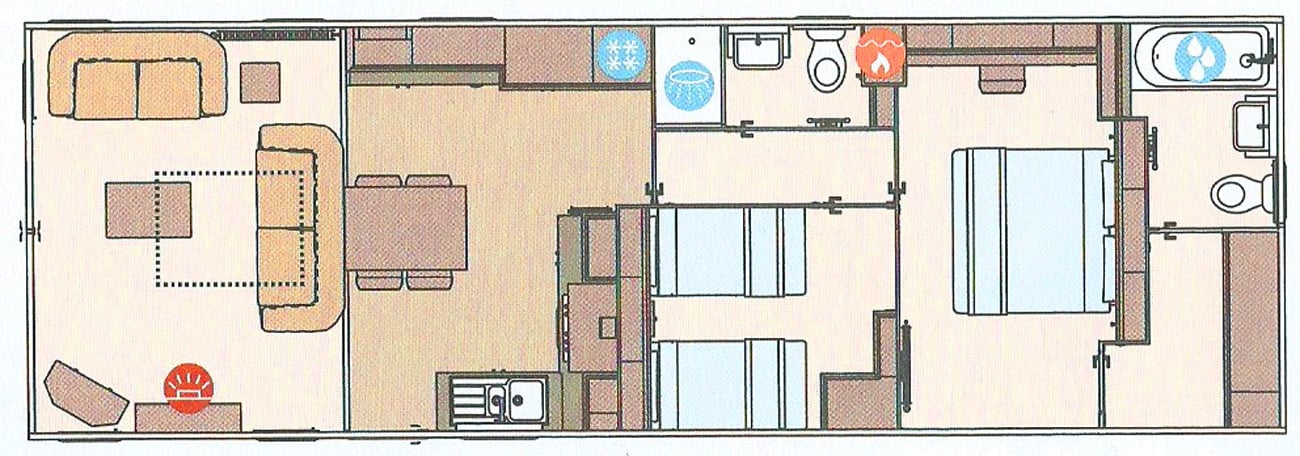 Hoburne Bashley Ltd, Bashley Caravan Park, New Milton floorplan