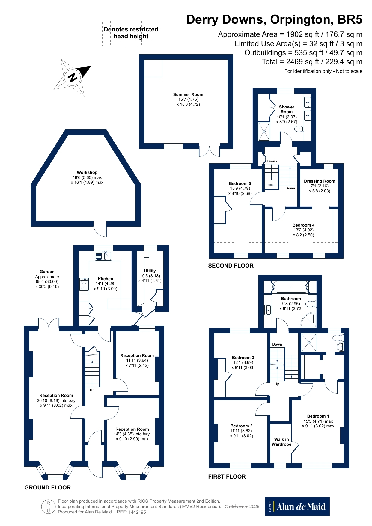11, Derry Downs, Orpington floorplan