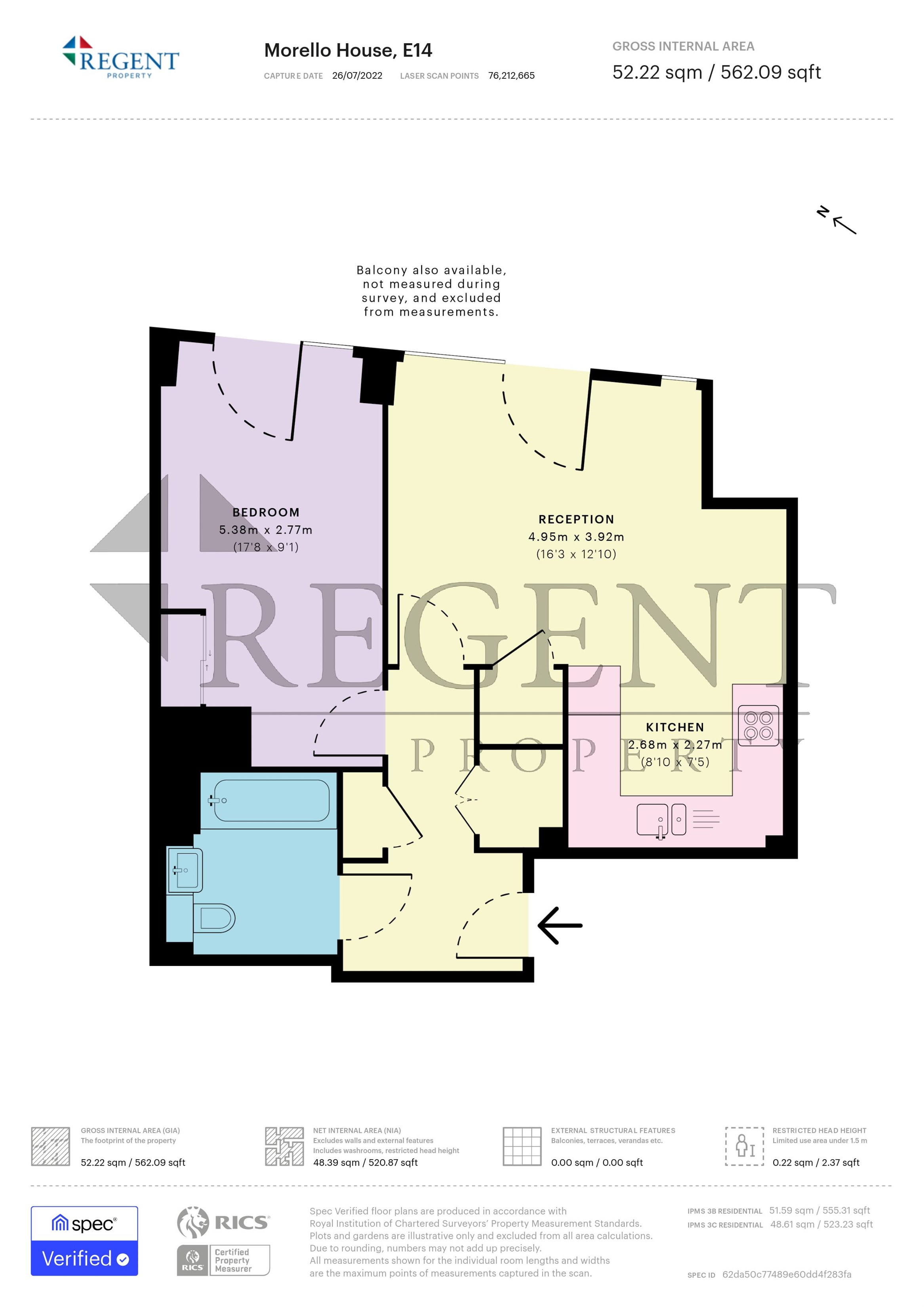 12, Leamouth Road, London floorplan