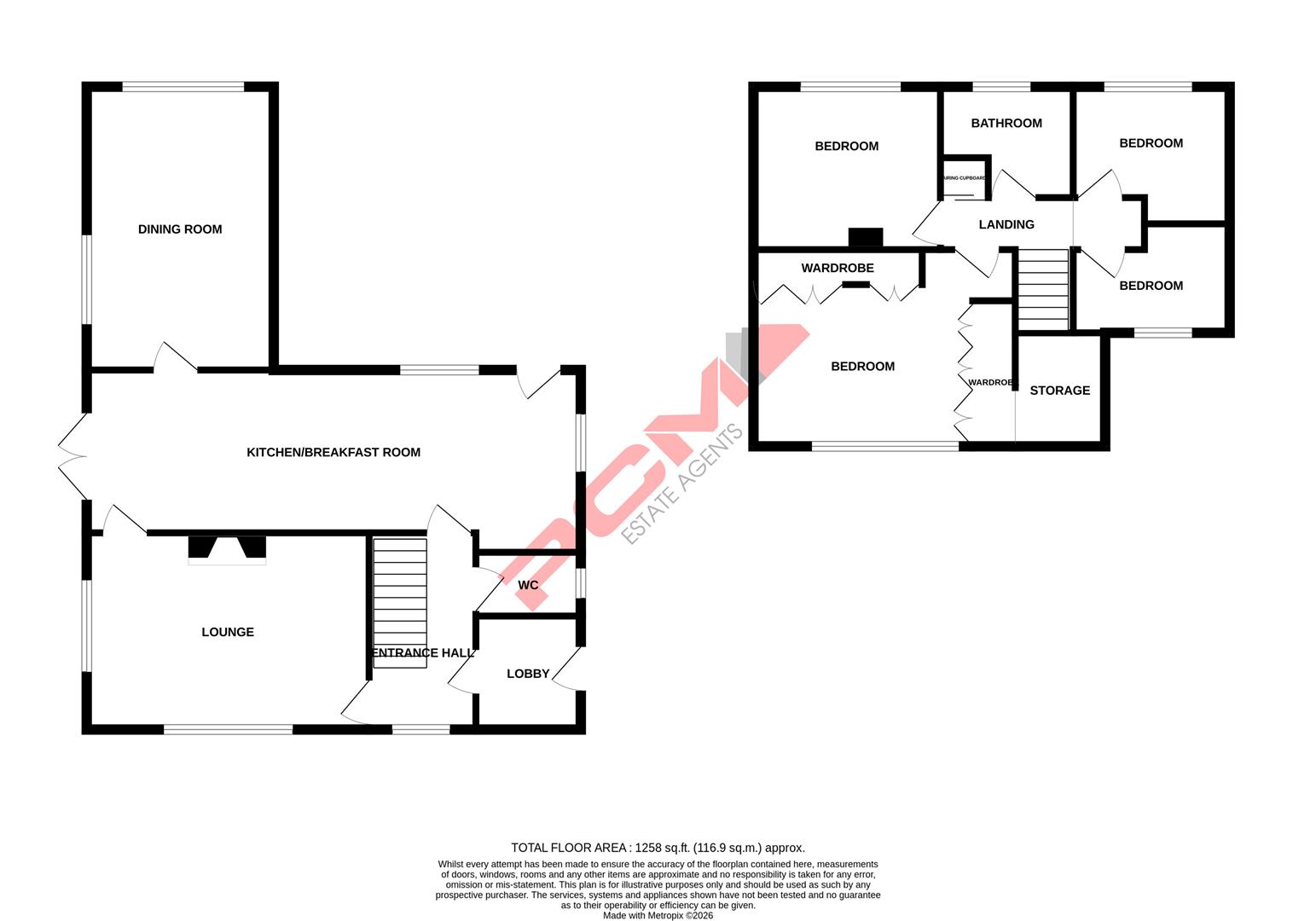 107, Elphinstone Road, Hastings floorplan