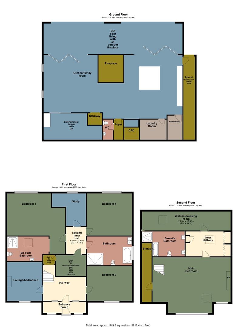 Cysgod Y Dderwen, Ffordd Brynheulog, Swansea floorplan