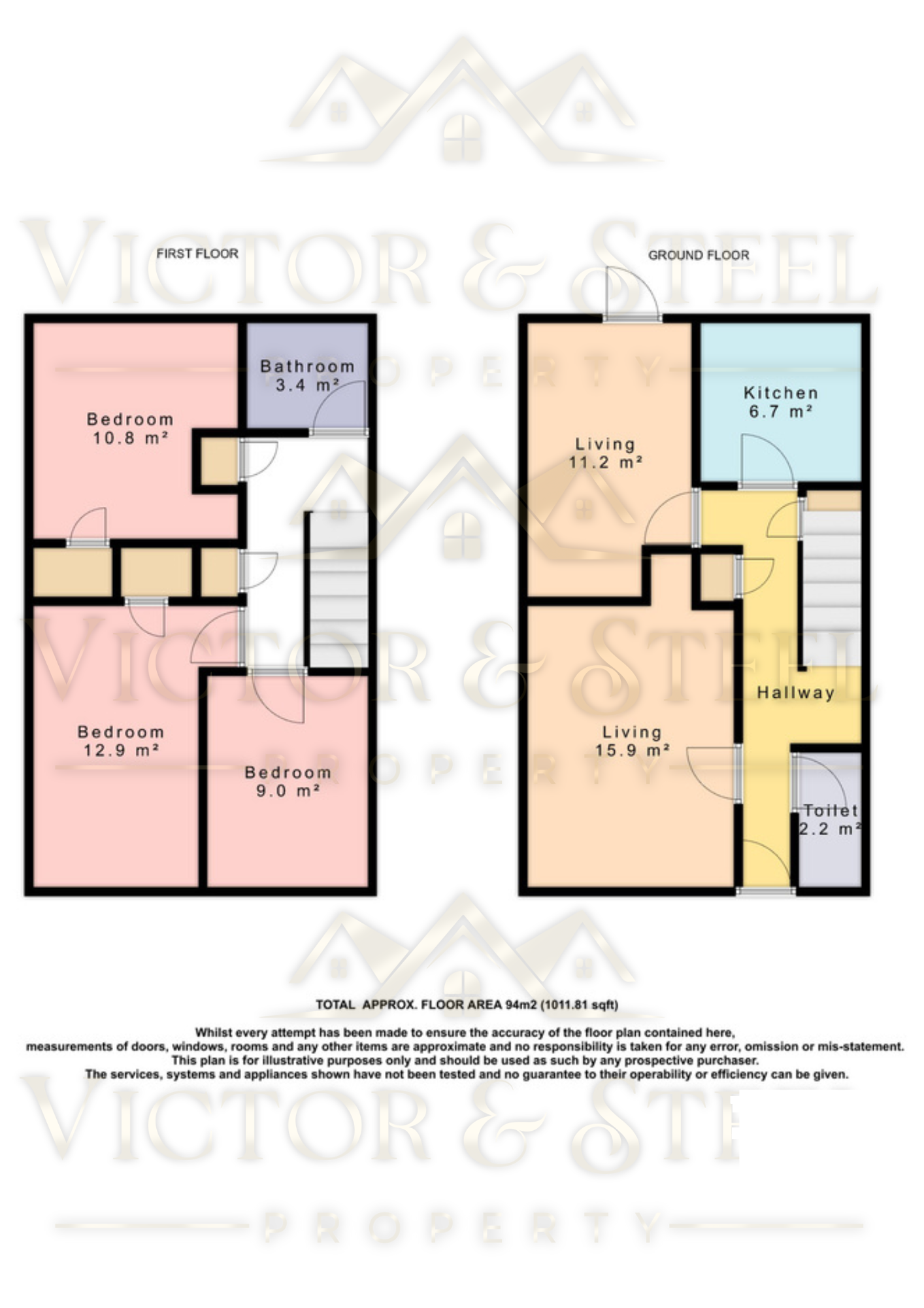 41, Cedar Close, Overdale, Telford floorplan