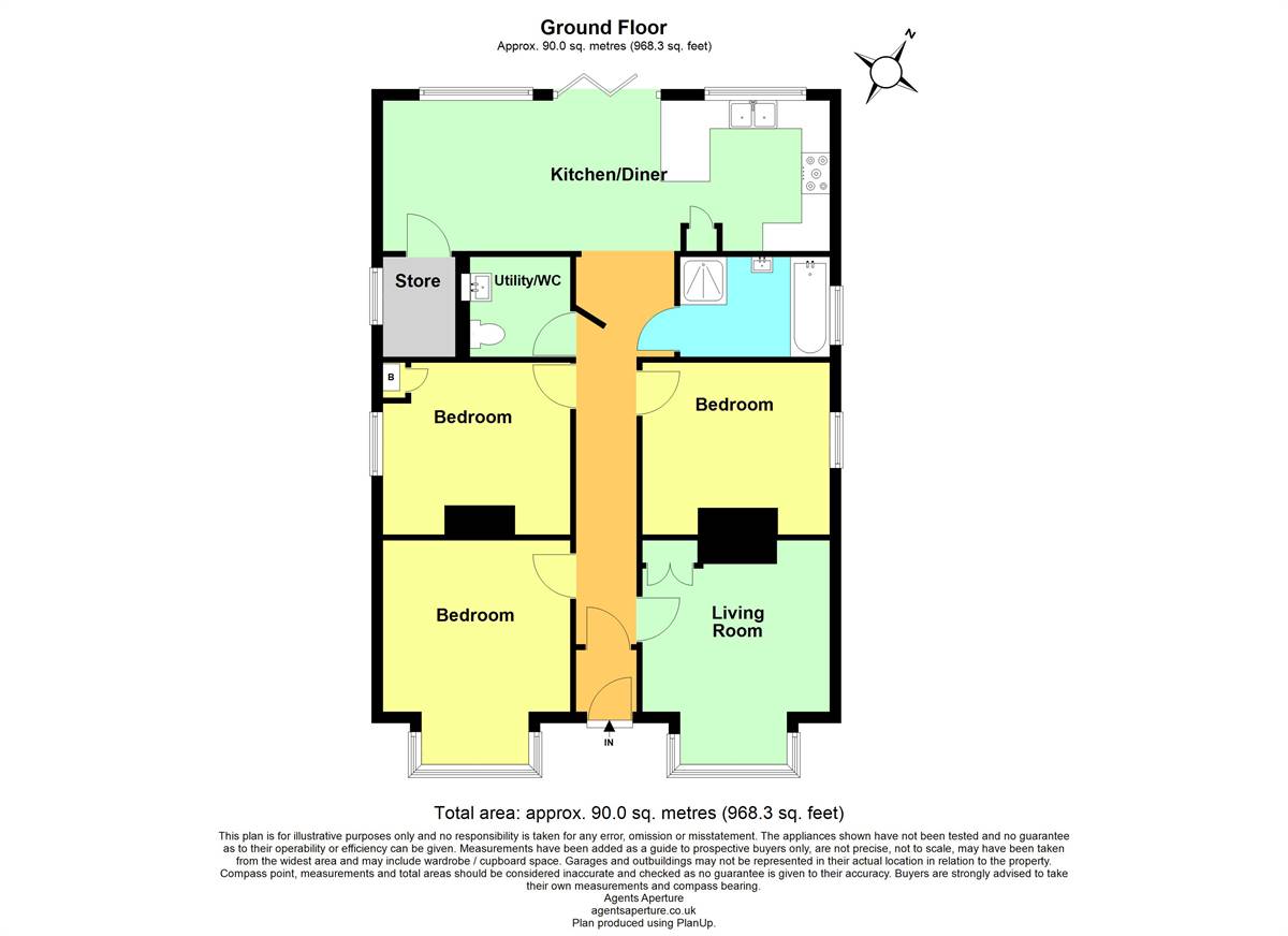 1, Cecilia Grove, Broadstairs floorplan