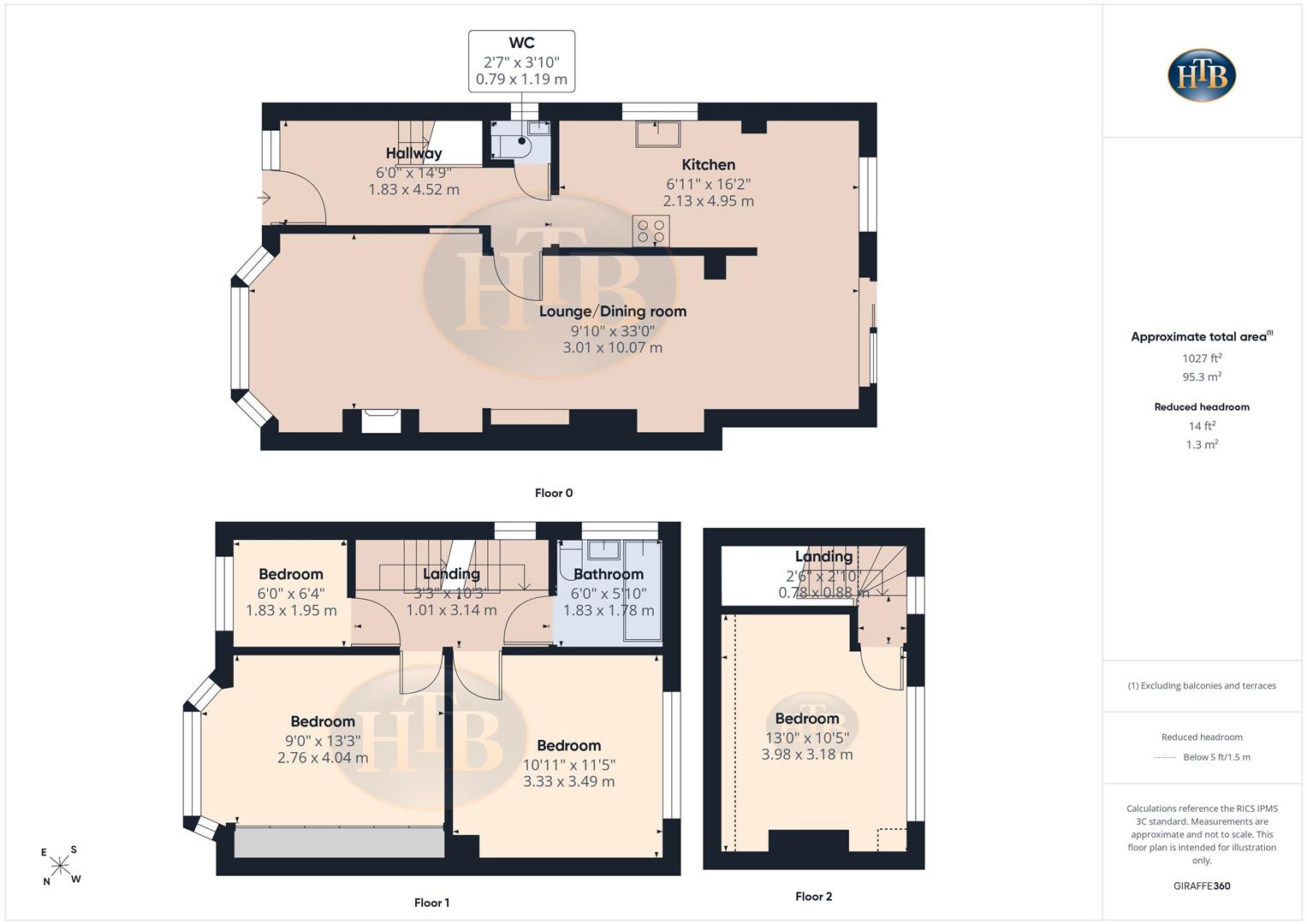 66, Braycourt Avenue, Walton-On-Thames floorplan
