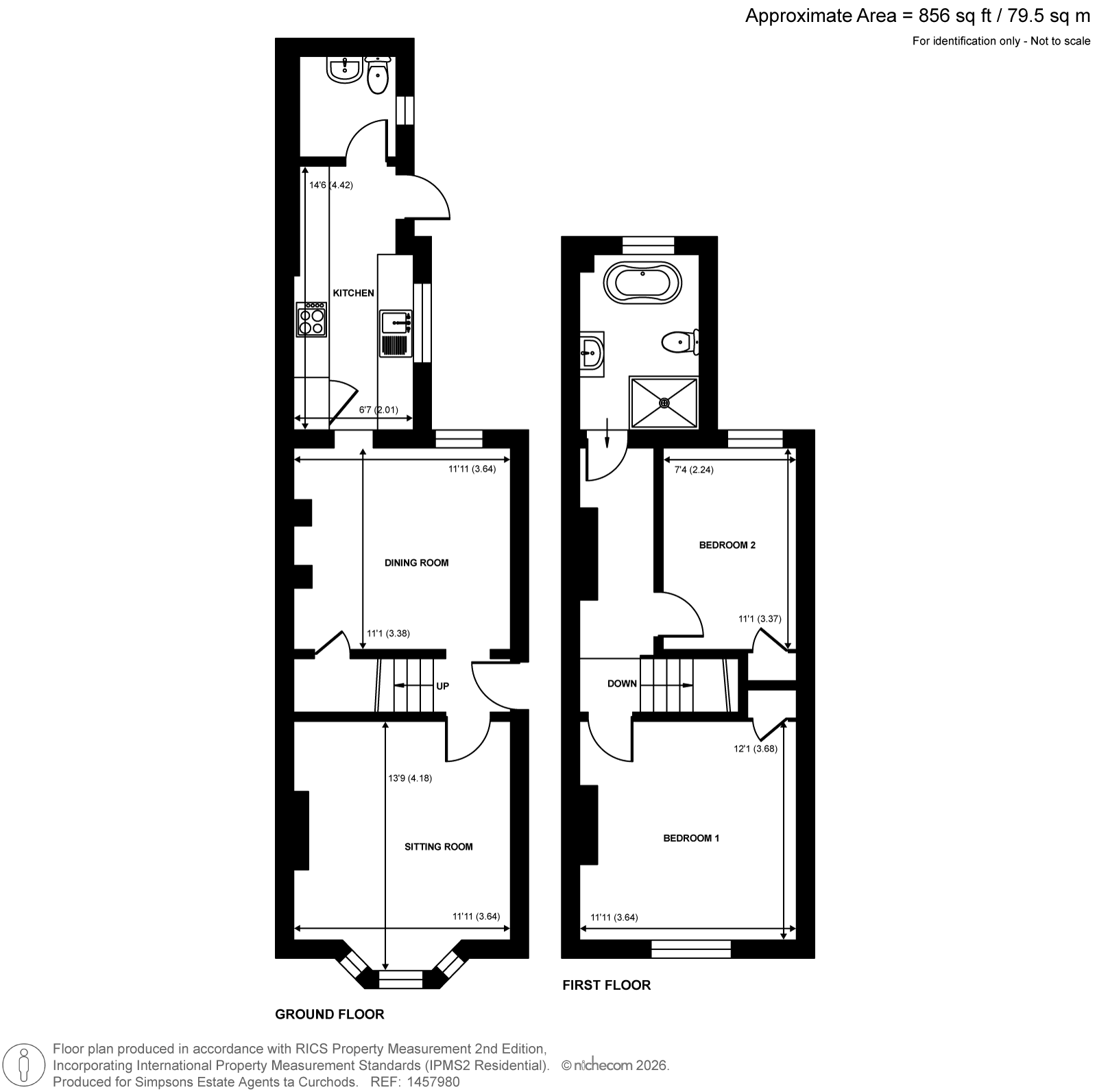 3, High Path Road, Merrow floorplan