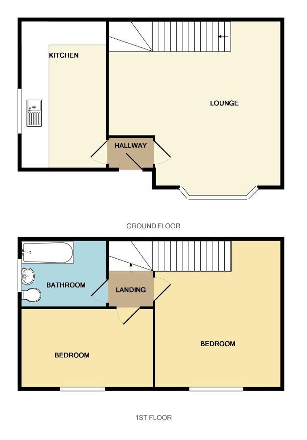 2 Bedrooms Semi-detached house to rent in Summerhill Drive, Newcastle-Under-Lyme ST5