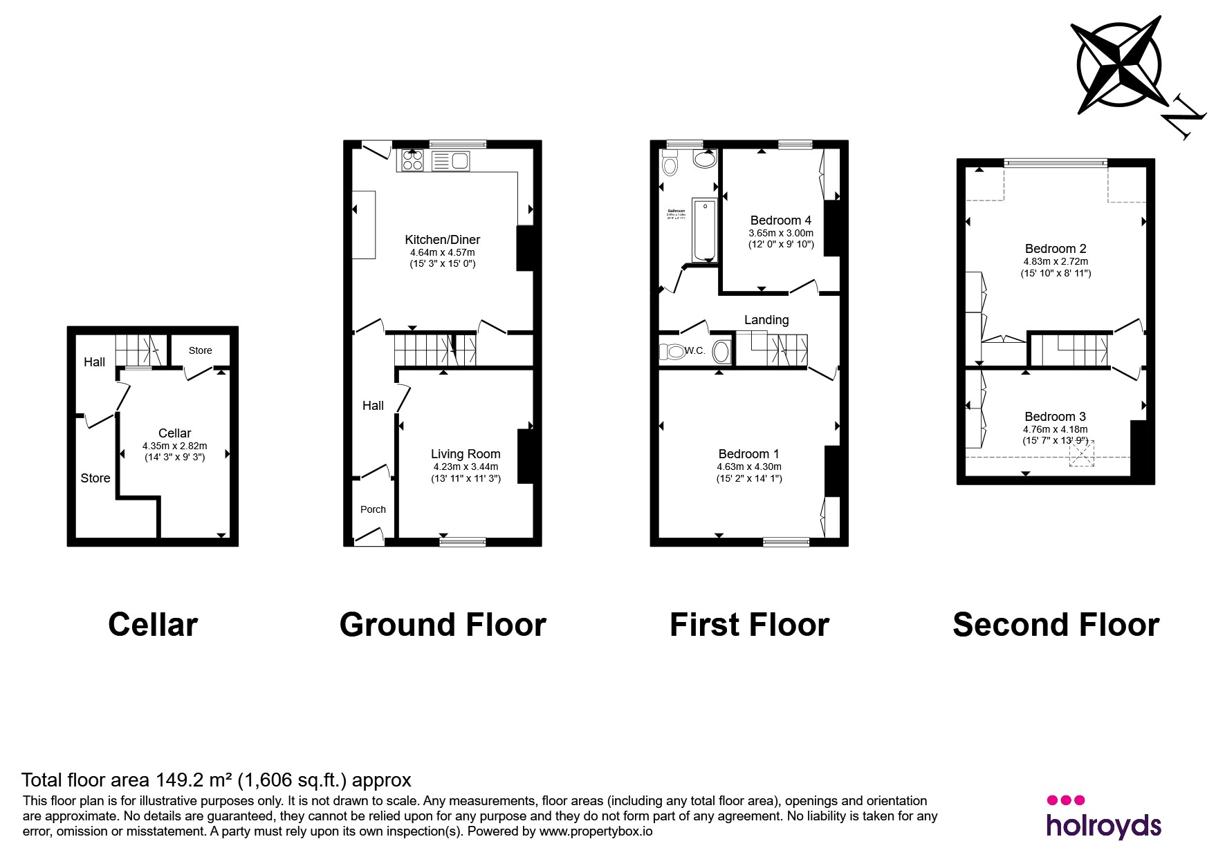 68, Bradford Road, Shipley floorplan