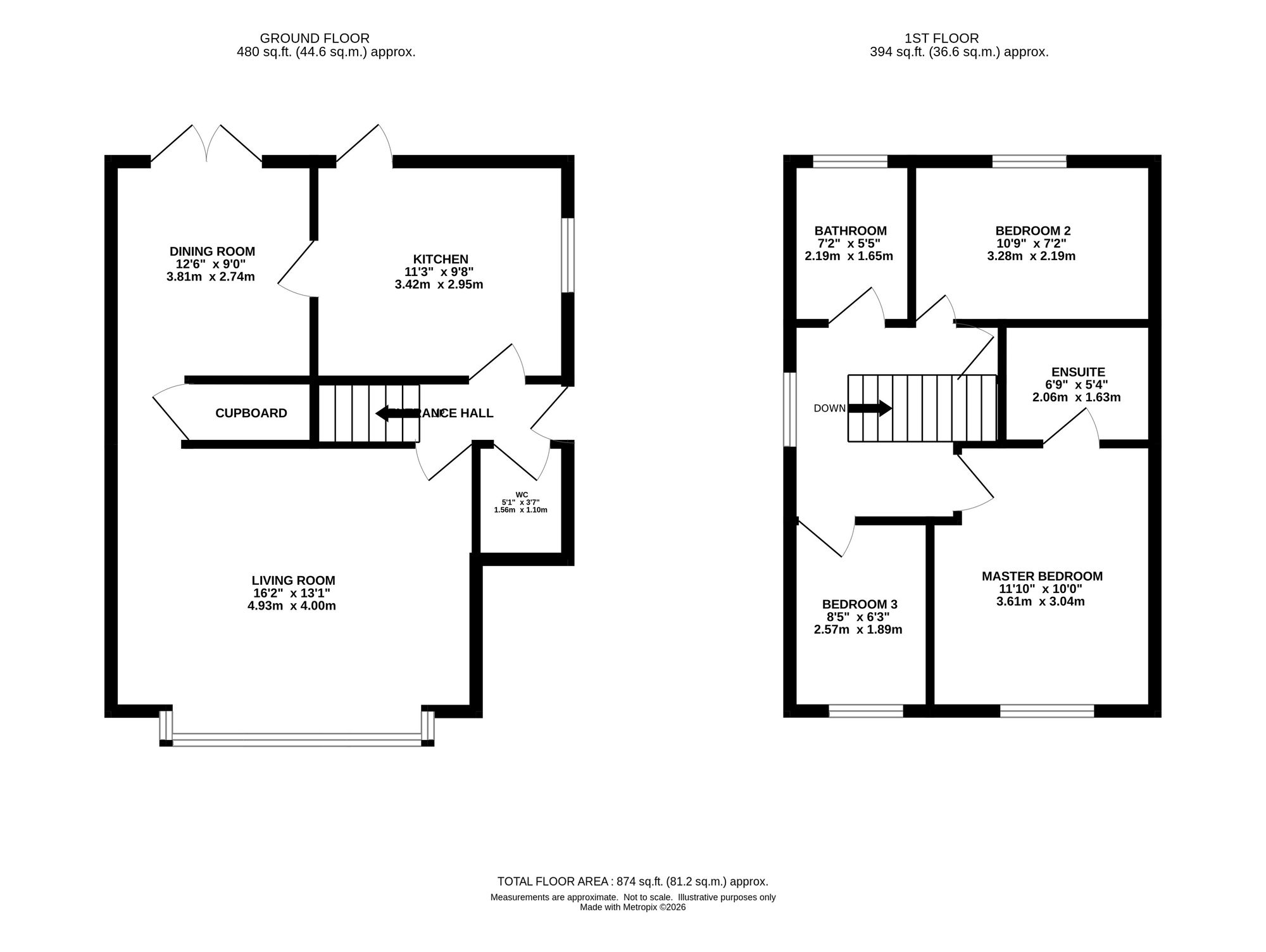 9 Houghley Close, Macclesfield floorplan