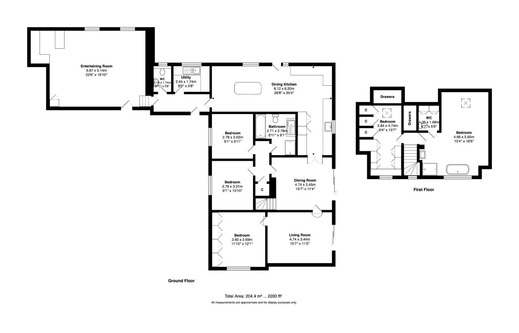 Throstle Nest Cottage, Half Mile, Leeds floorplan