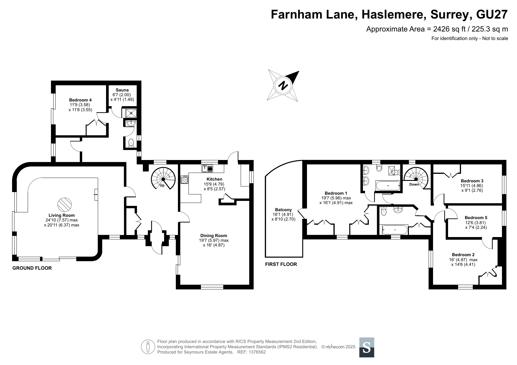 The Roses, Farnham Lane, Haslemere floorplan