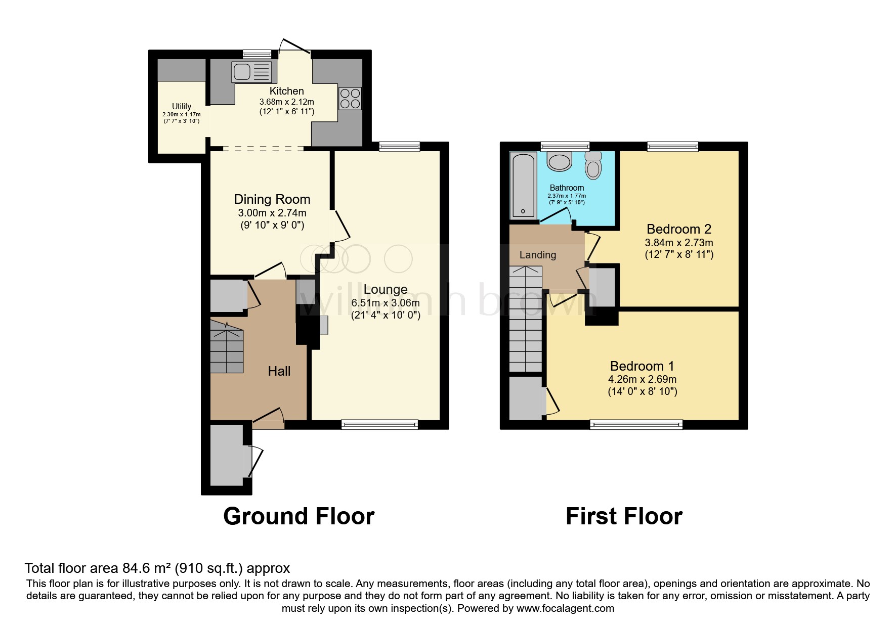 20, Crossgates, Stevenage floorplan