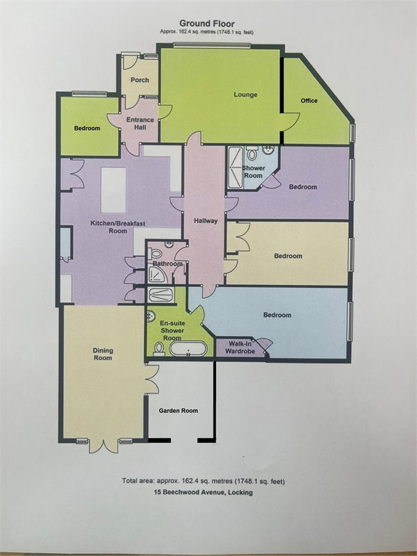Beechwood Avenue, Locking, Weston Super Mare, N Somerset. BS24, 4 bedroom semidetached bungalow