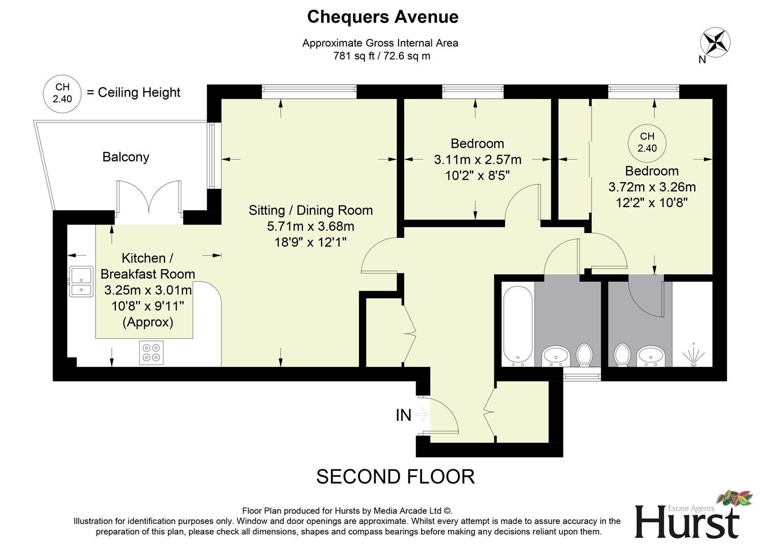 Chequers Avenue, High Wycombe floorplan