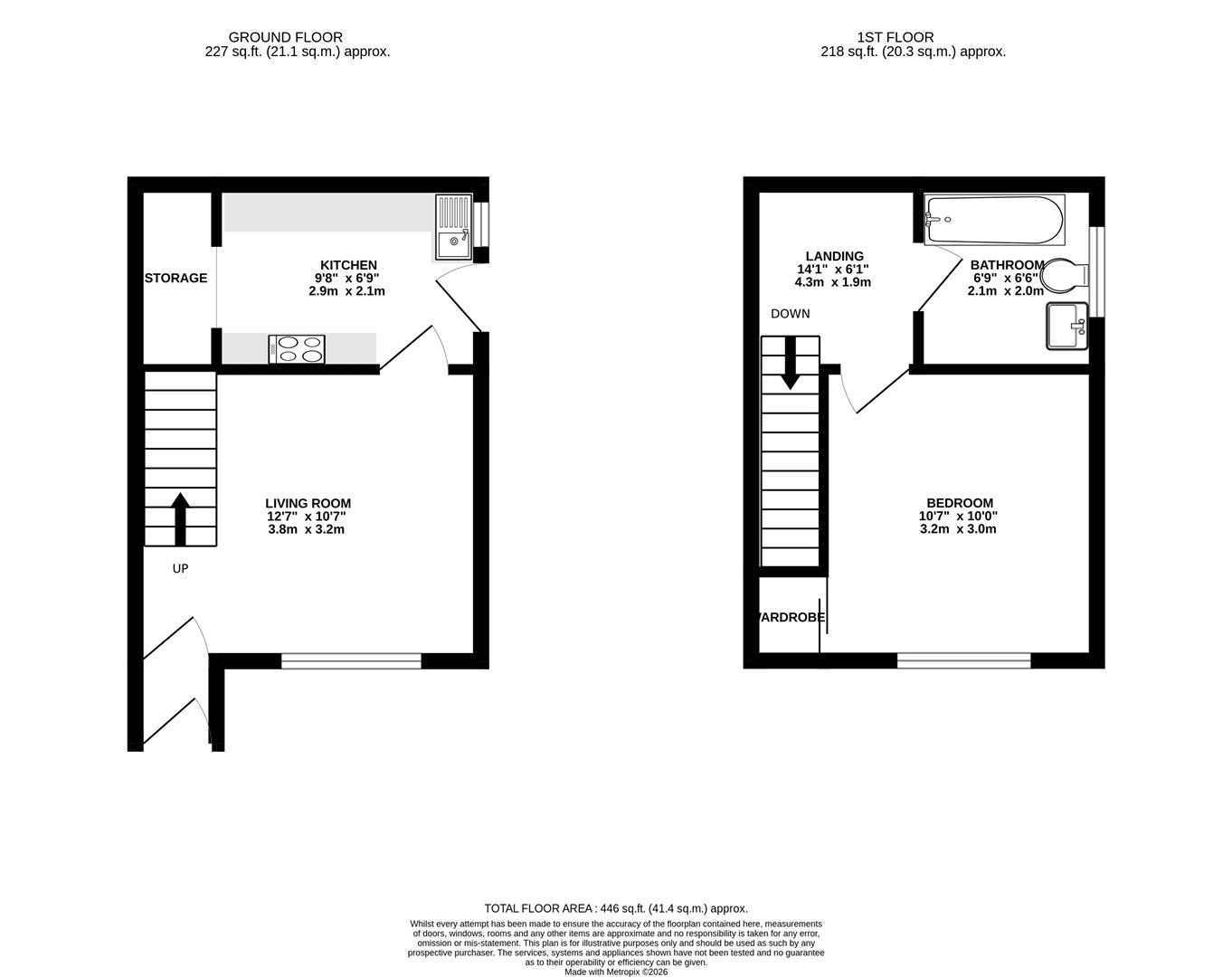 34, Sandpiper Way, Weymouth floorplan