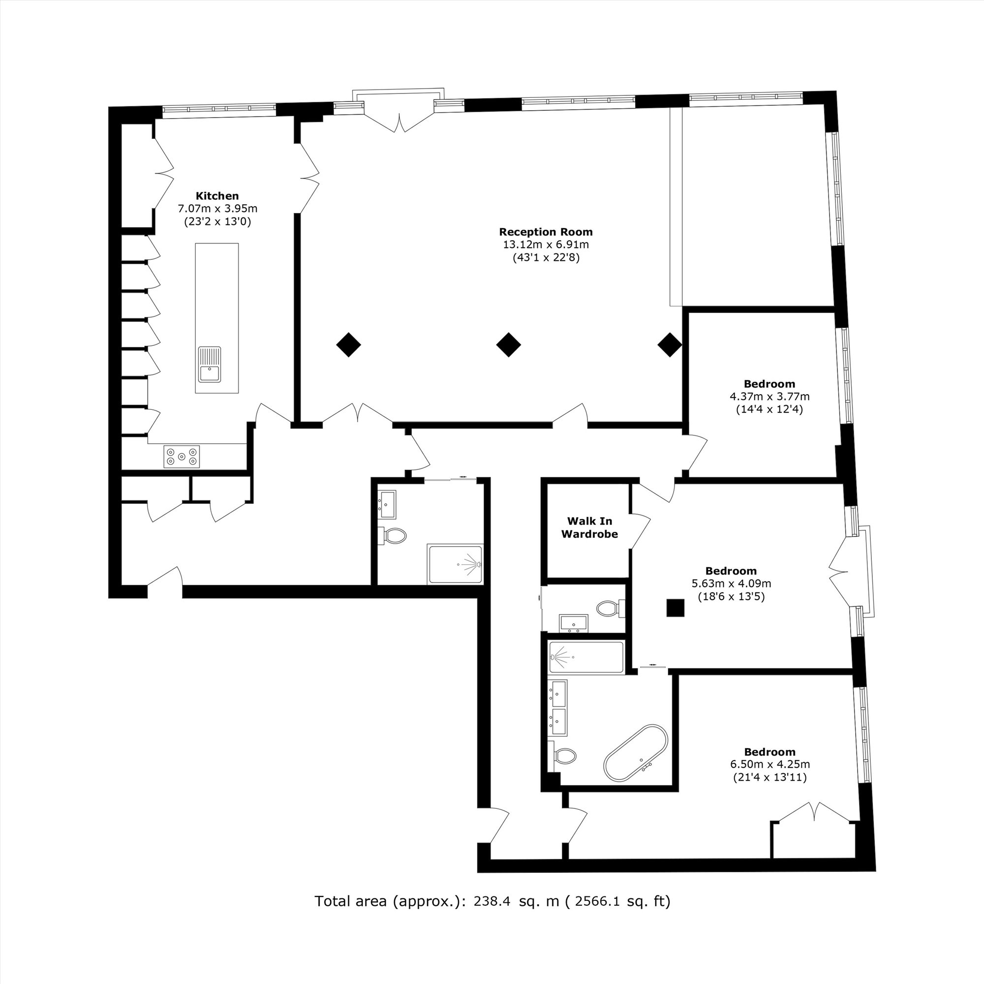 Telfords Yard, London floorplan