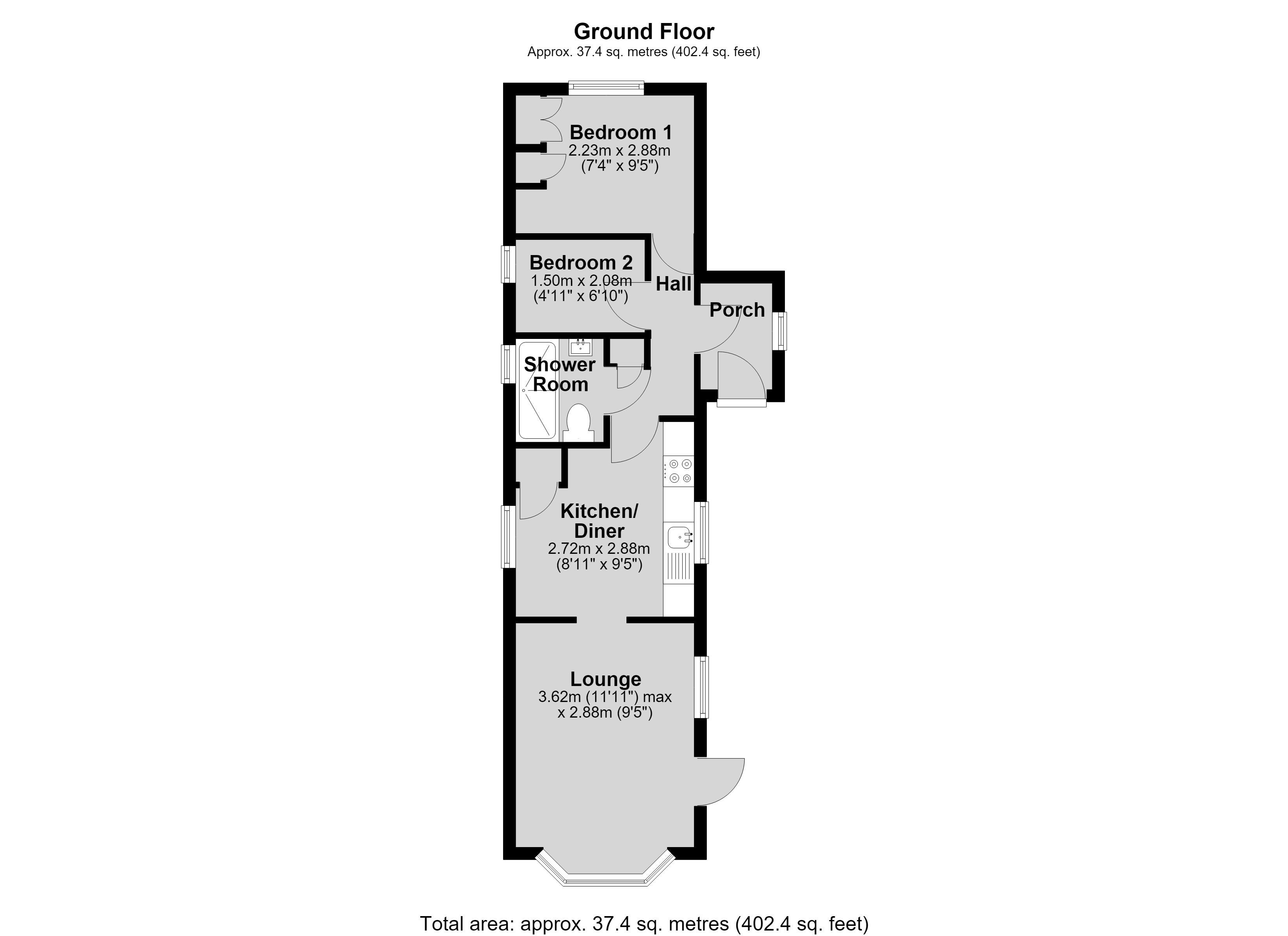5, Lodge Park Homes, Market Place, Lincoln floorplan