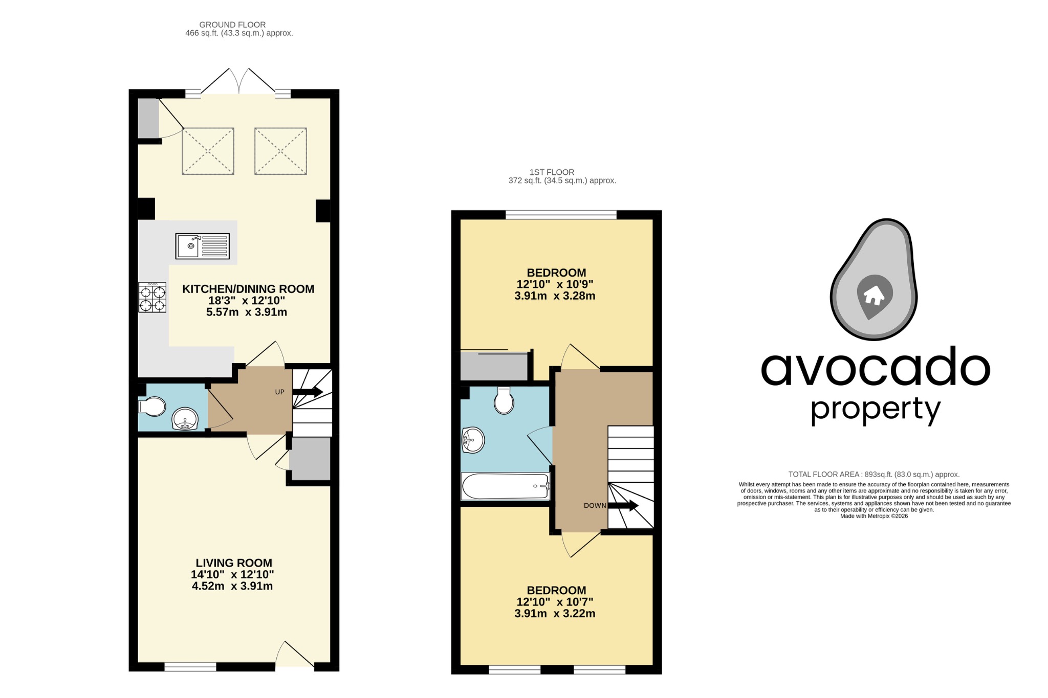 75 Garrett Drive, Shinfield, Berkshire floorplan
