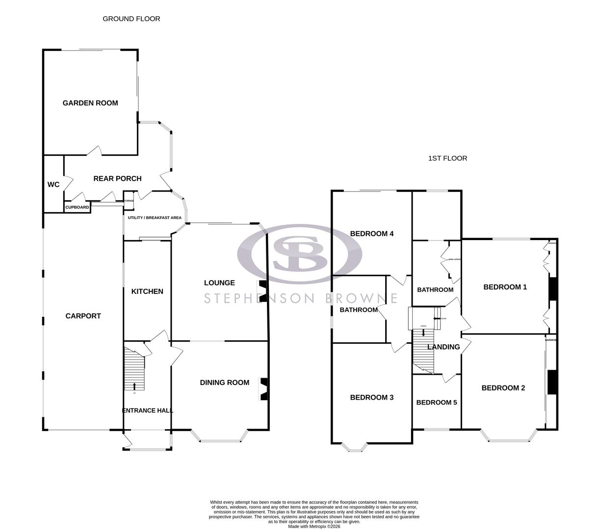 122, Waggs Road, Congleton floorplan