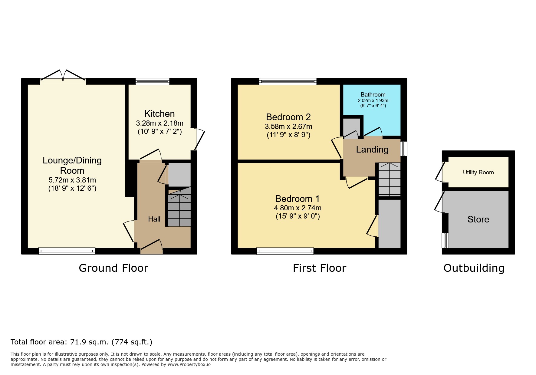 112 New Romney Crescent, Leicester floorplan