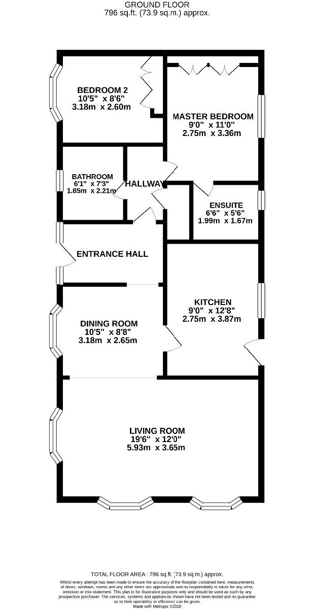 2 Millers Way, Pilgrims Retreat, Maidstone floorplan