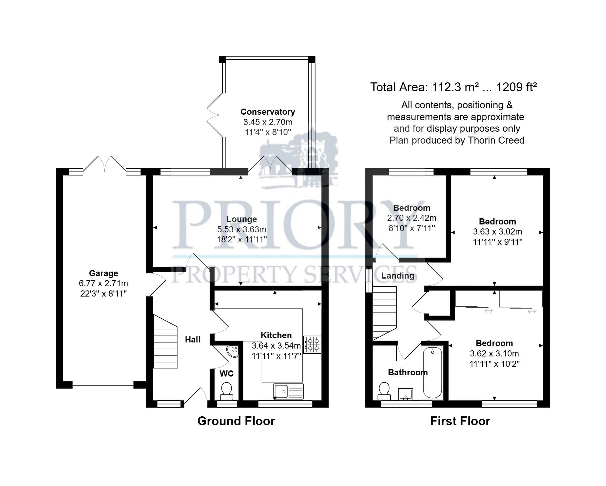 13, Bollin Grove, Biddulph floorplan