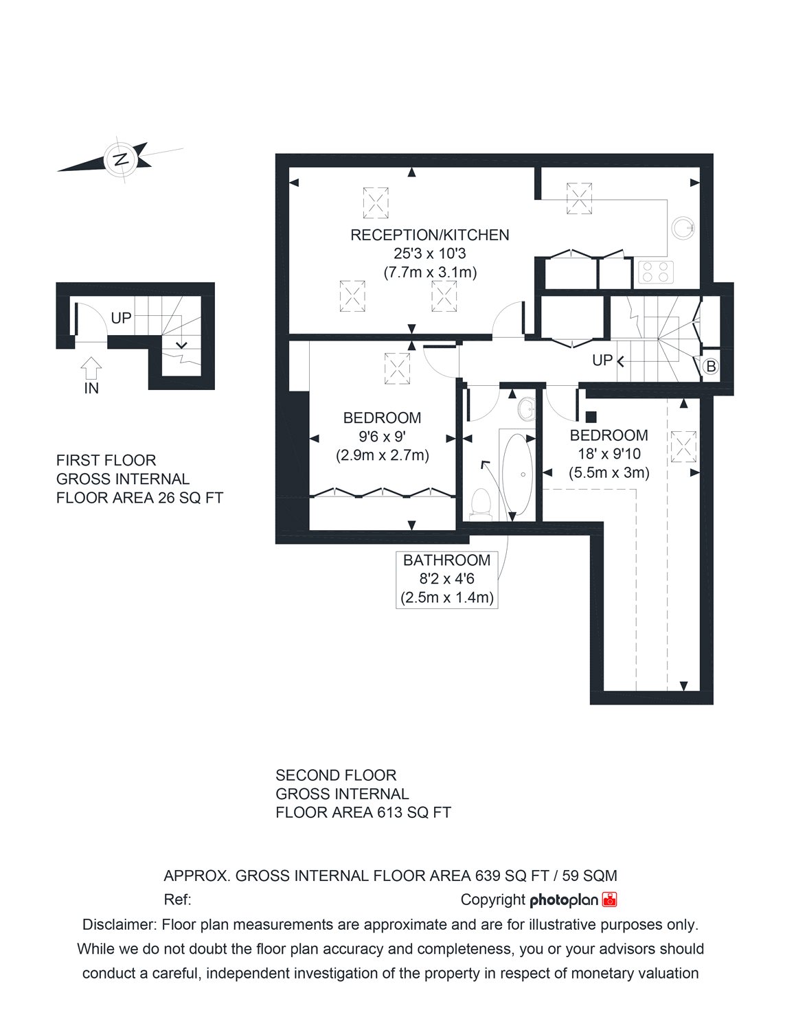 1 Bedrooms Flat to rent in Ossulton Way, Hampstead Garden Suburb, London N2