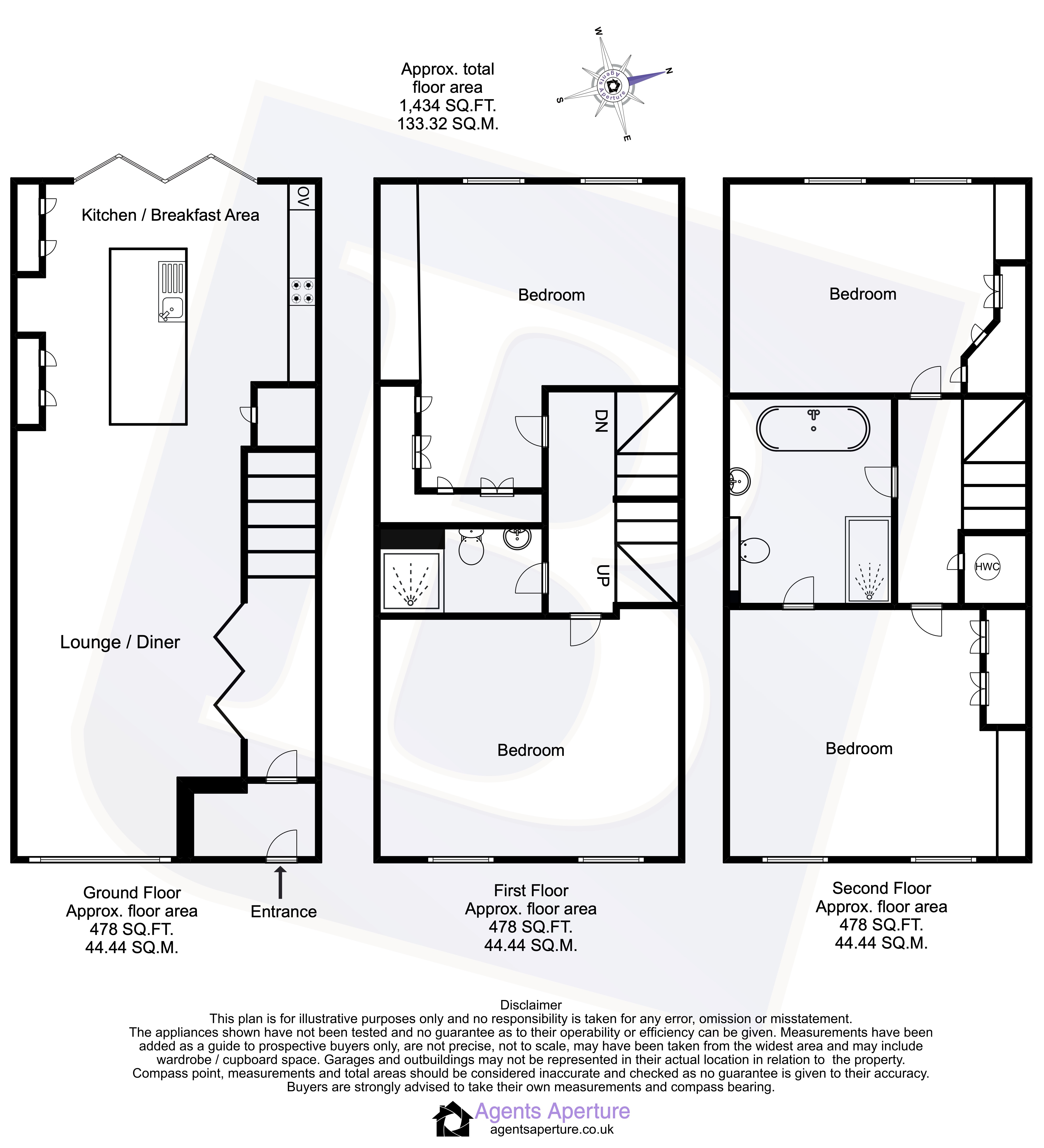75, Bancroft Chase, Hornchurch floorplan