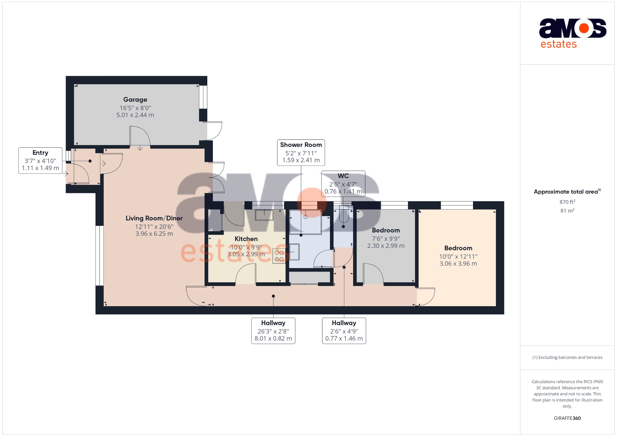 87, Princess Gardens, Rochford floorplan