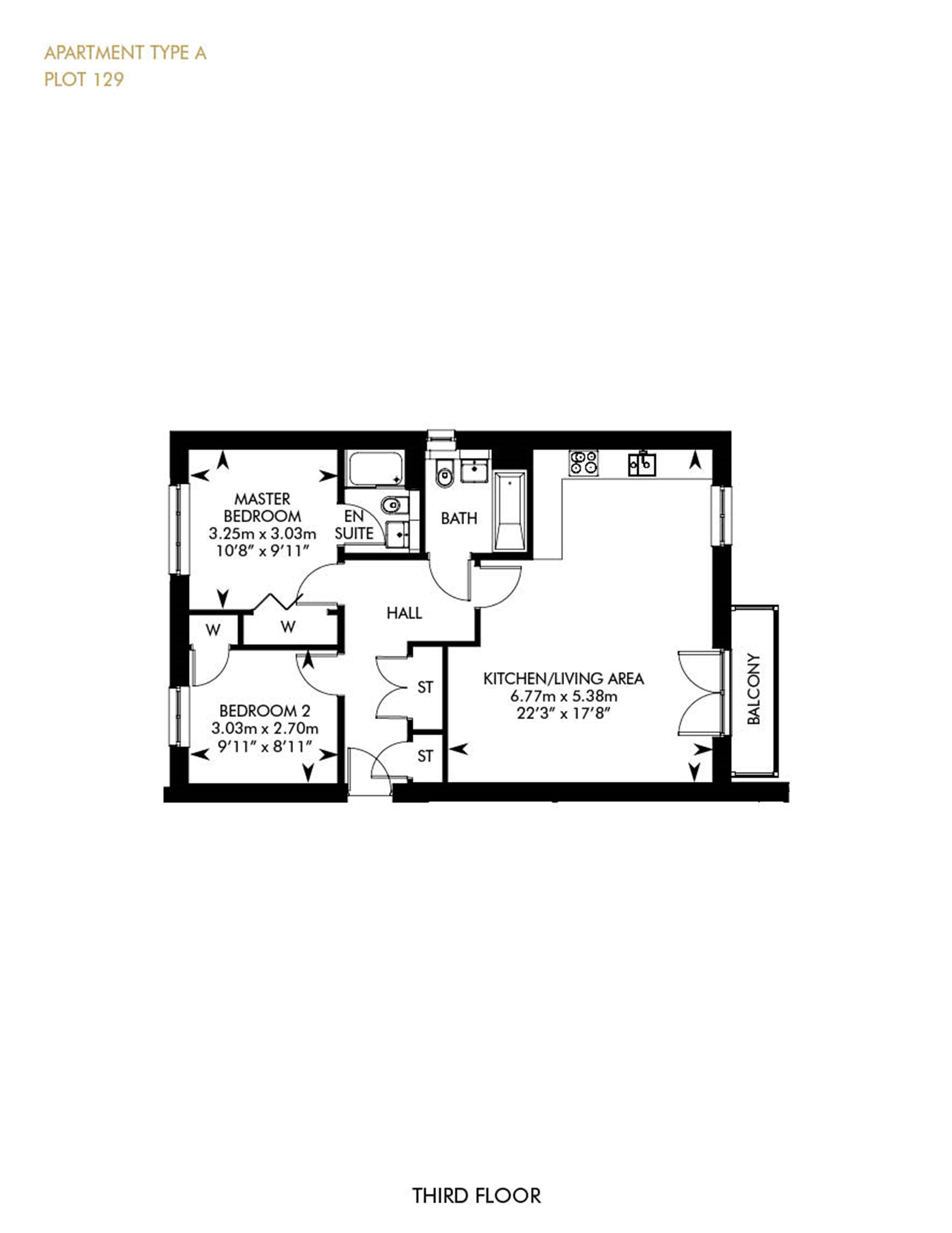 "Elrick" at Bucksburn, Aberdeen AB21, 2 bedroom flat for sale