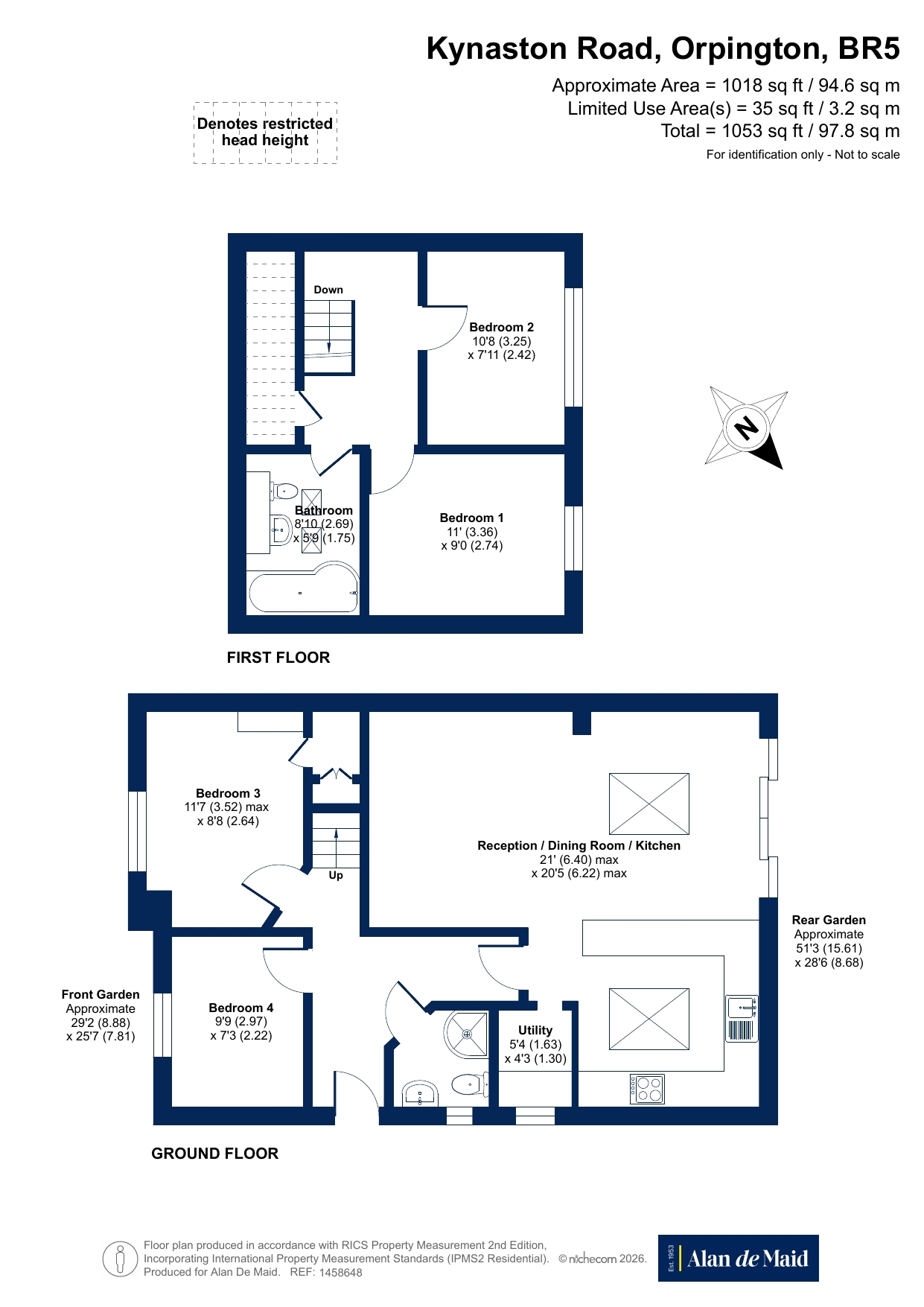 32, Kynaston Road, Orpington floorplan