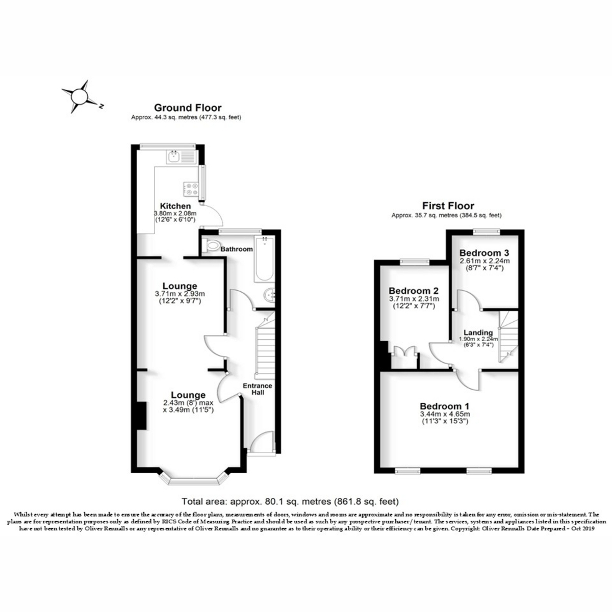 28, Mill Road, London floorplan
