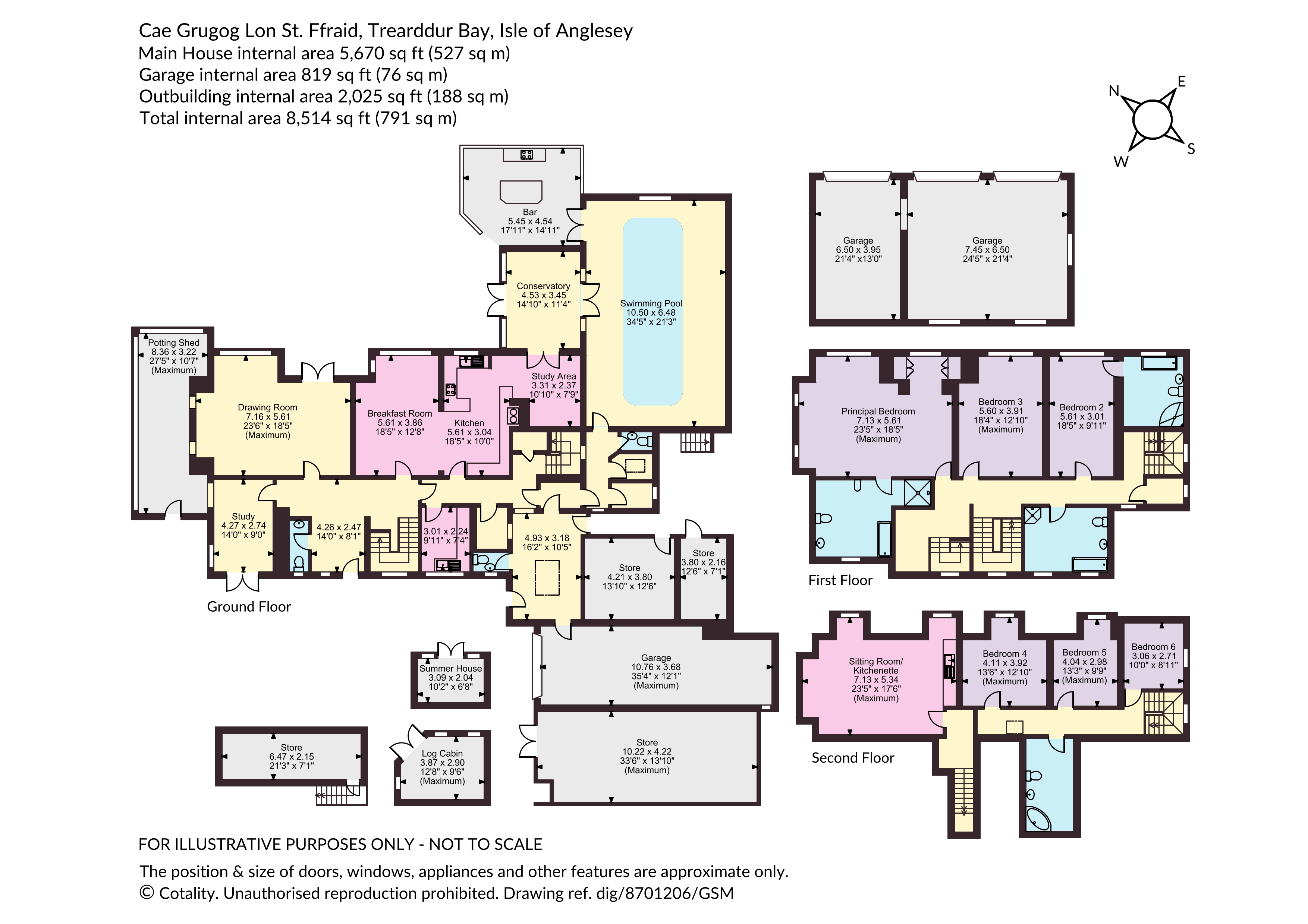 Cae Grugog,, Lon St. Ffraid, Holyhead floorplan