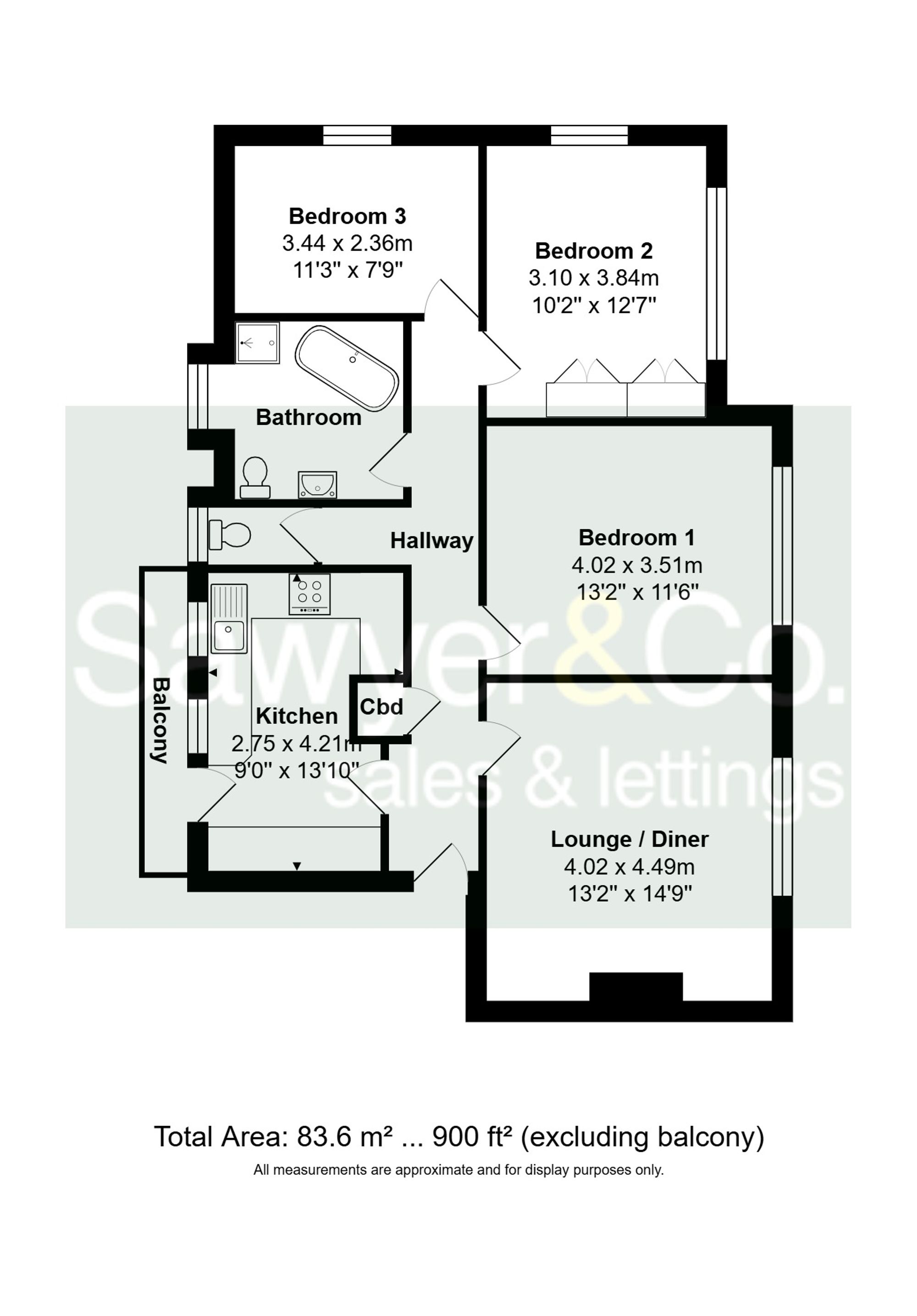 21 Withdean Court London Road, Brighton floorplan