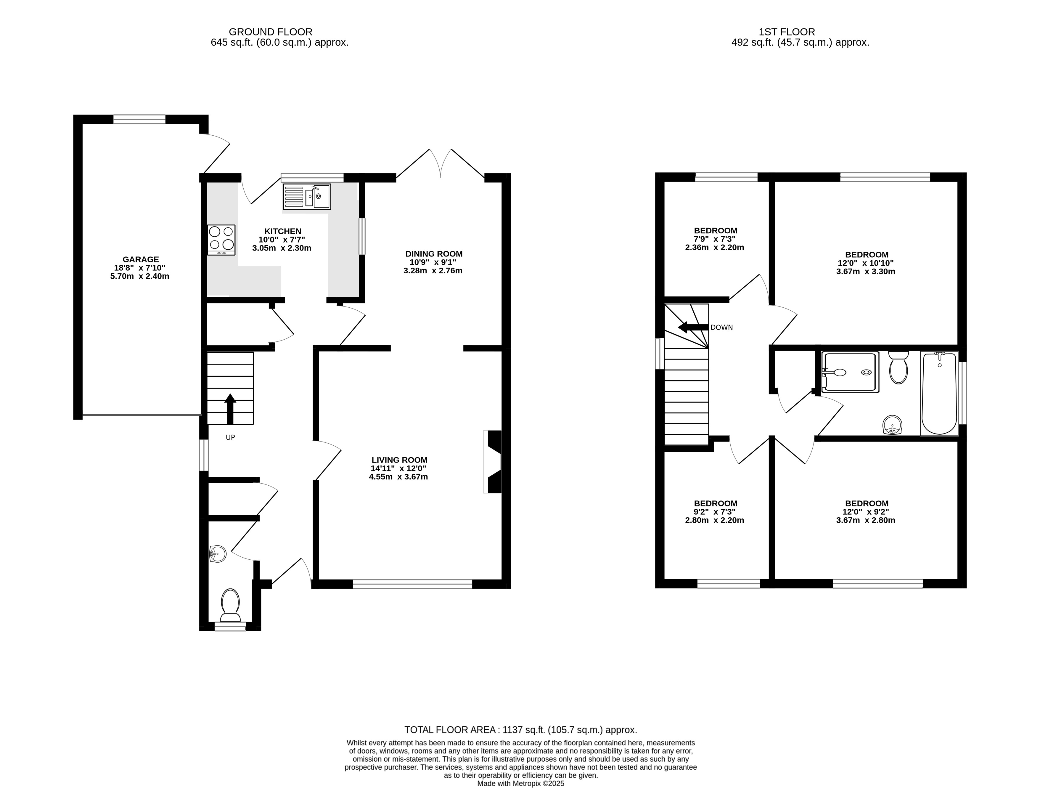 6, Mill Close, Hook floorplan