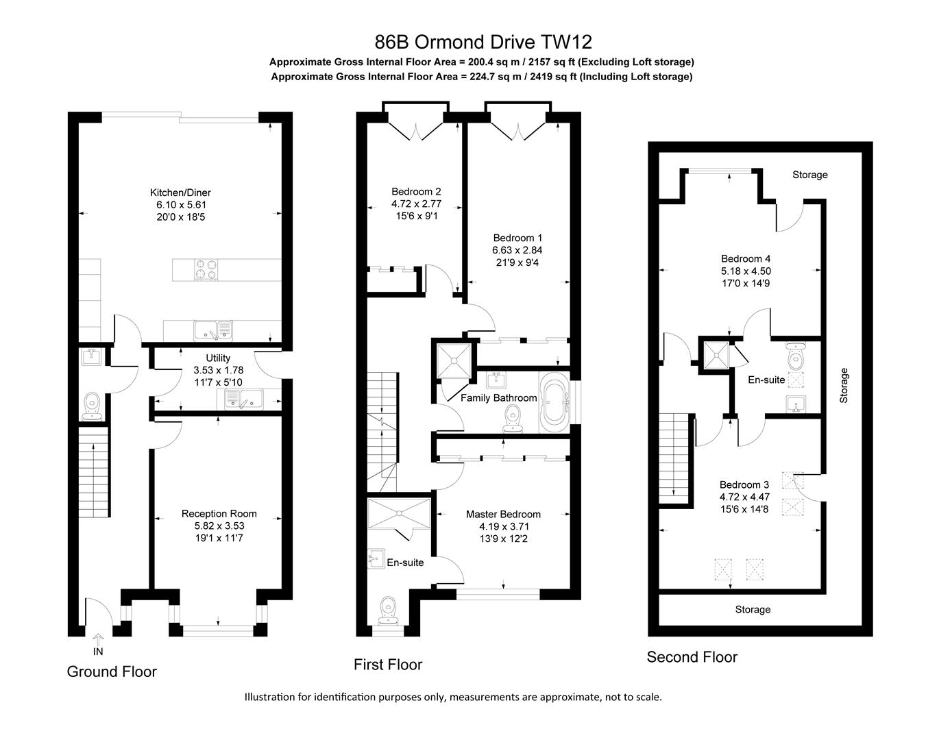 Ormond Drive, Hampton TW12, 5 bedroom semidetached house for sale