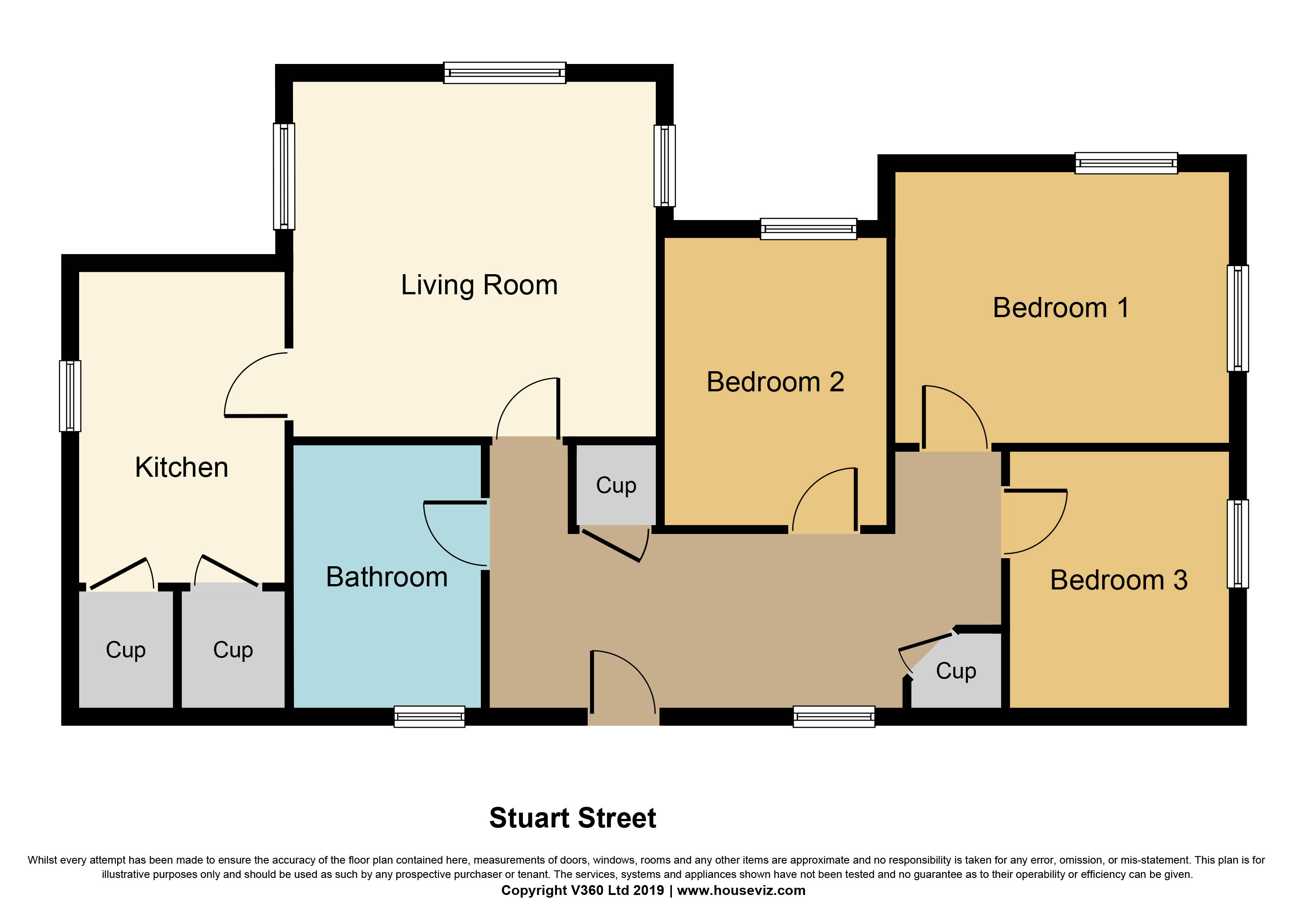 3 Bedrooms Flat for sale in 11 Stuart Street, Flat 0/2, Old Kilpatrick G60