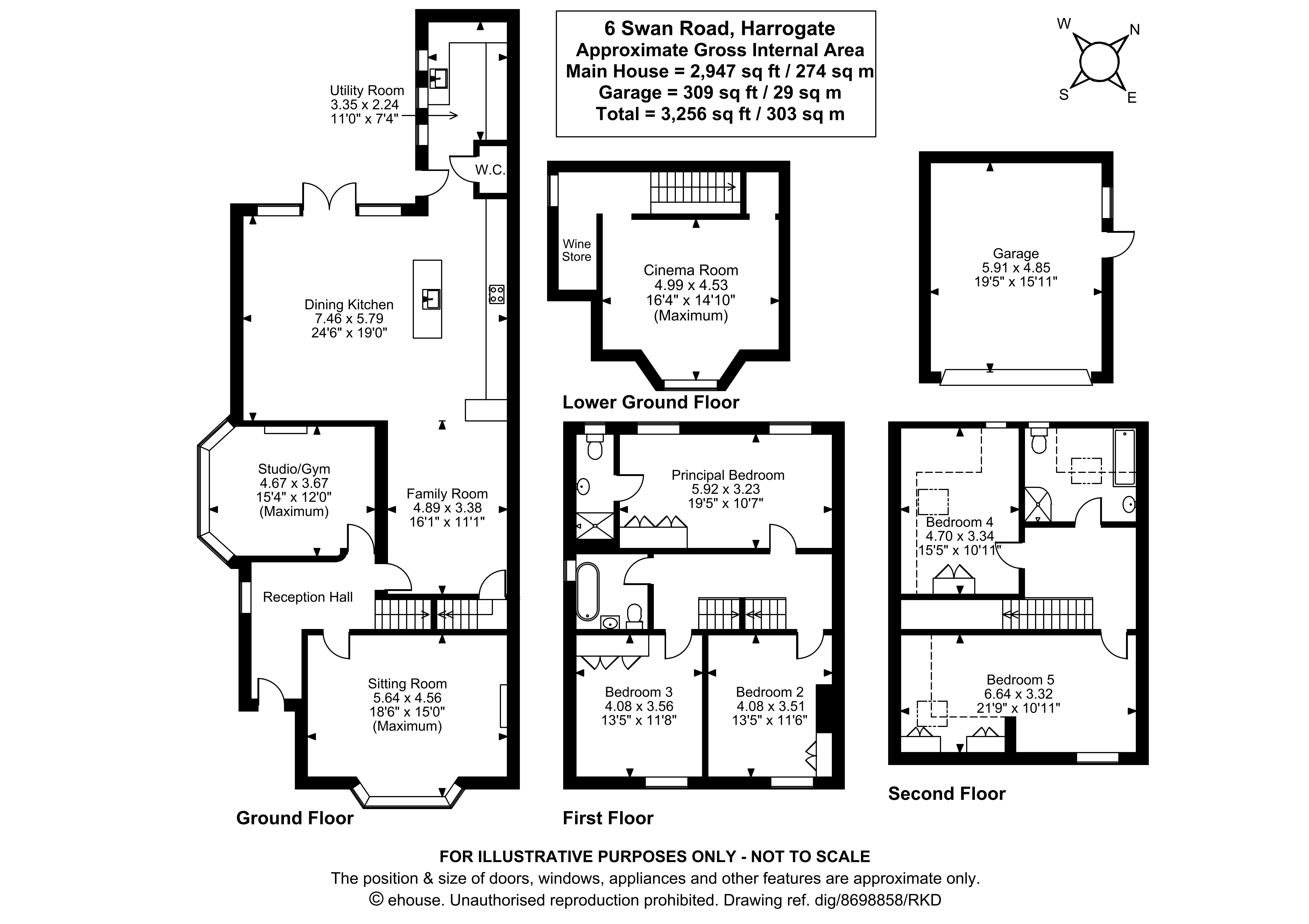 6, Swan Road, North Yorkshire floorplan