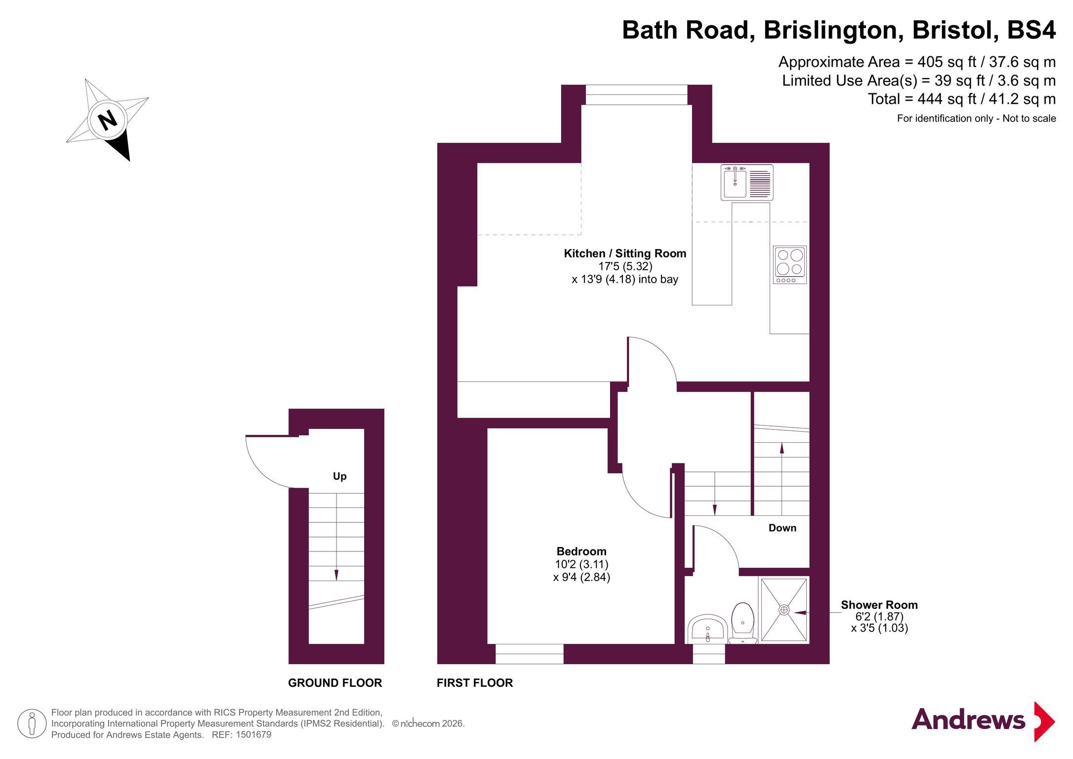 Flat 5, 401, Bath Road, Bristol floorplan