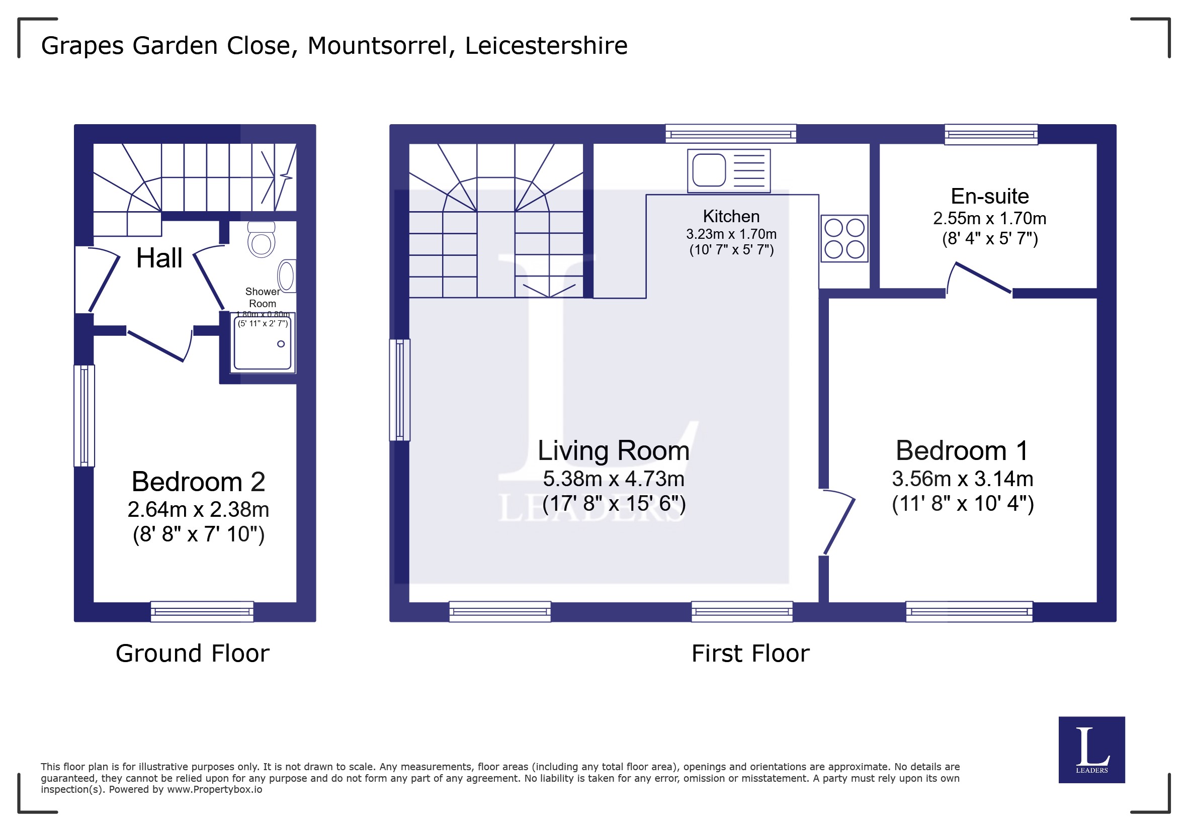 1, Grapes Garden Close, Loughborough floorplan