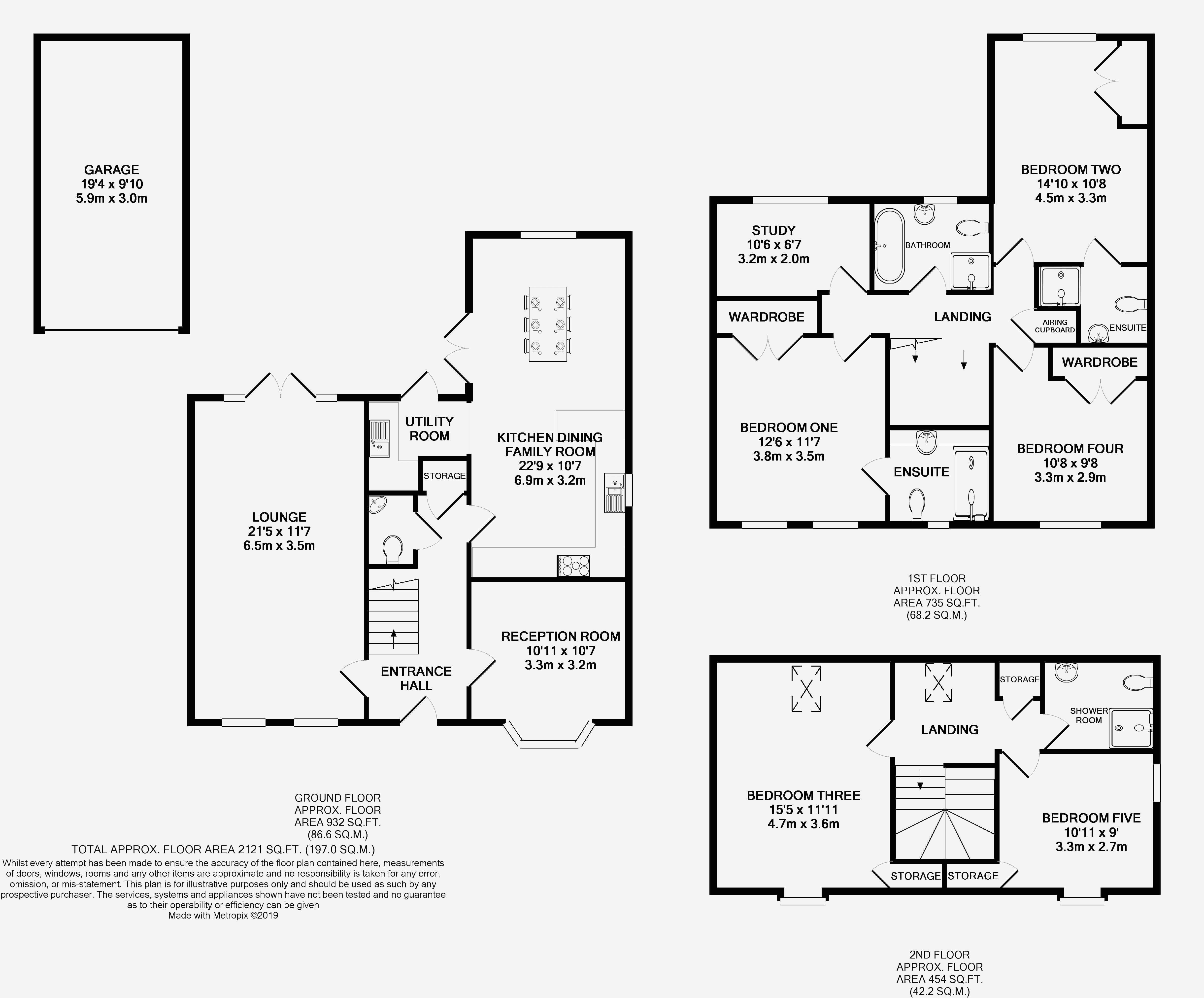 5 Bedrooms Detached house for sale in Bulbeck Way, Felpham, Bognor Regis PO22