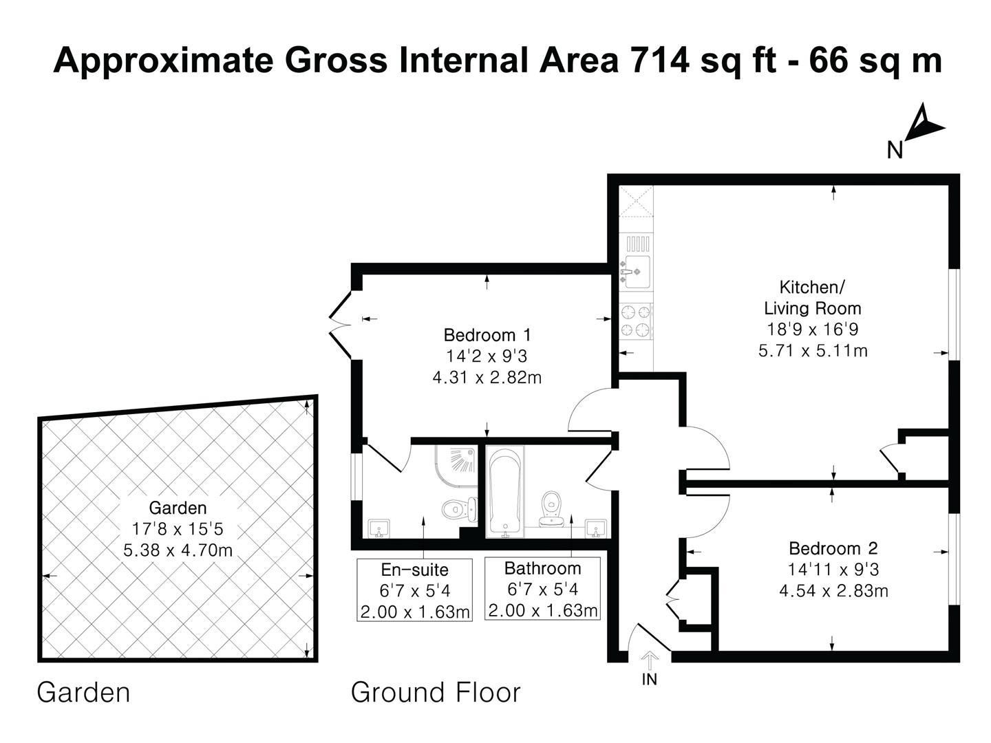 2 Mallory House, 182 Sutton Common Road, Sutton floorplan