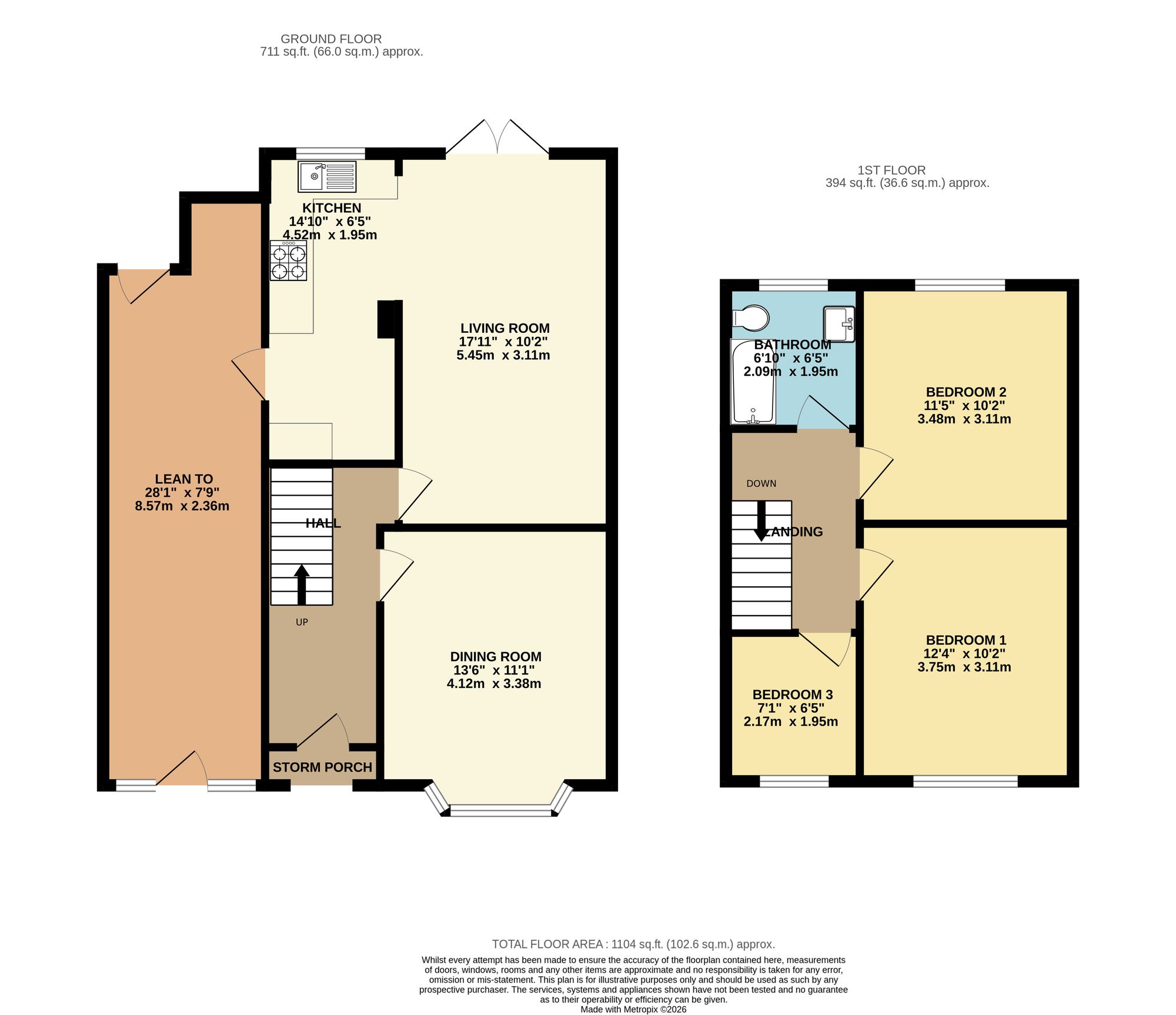 11 Bolsover Street, Leicester floorplan