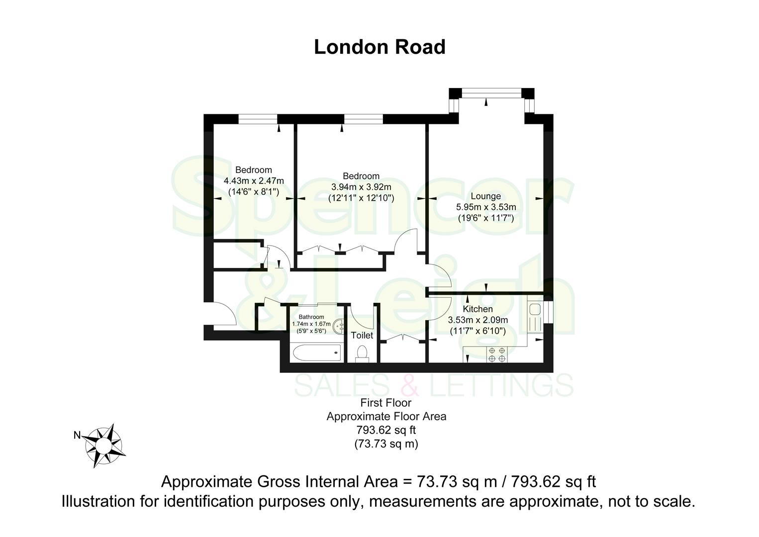 6 Kingsmere, London Road, Brighton floorplan